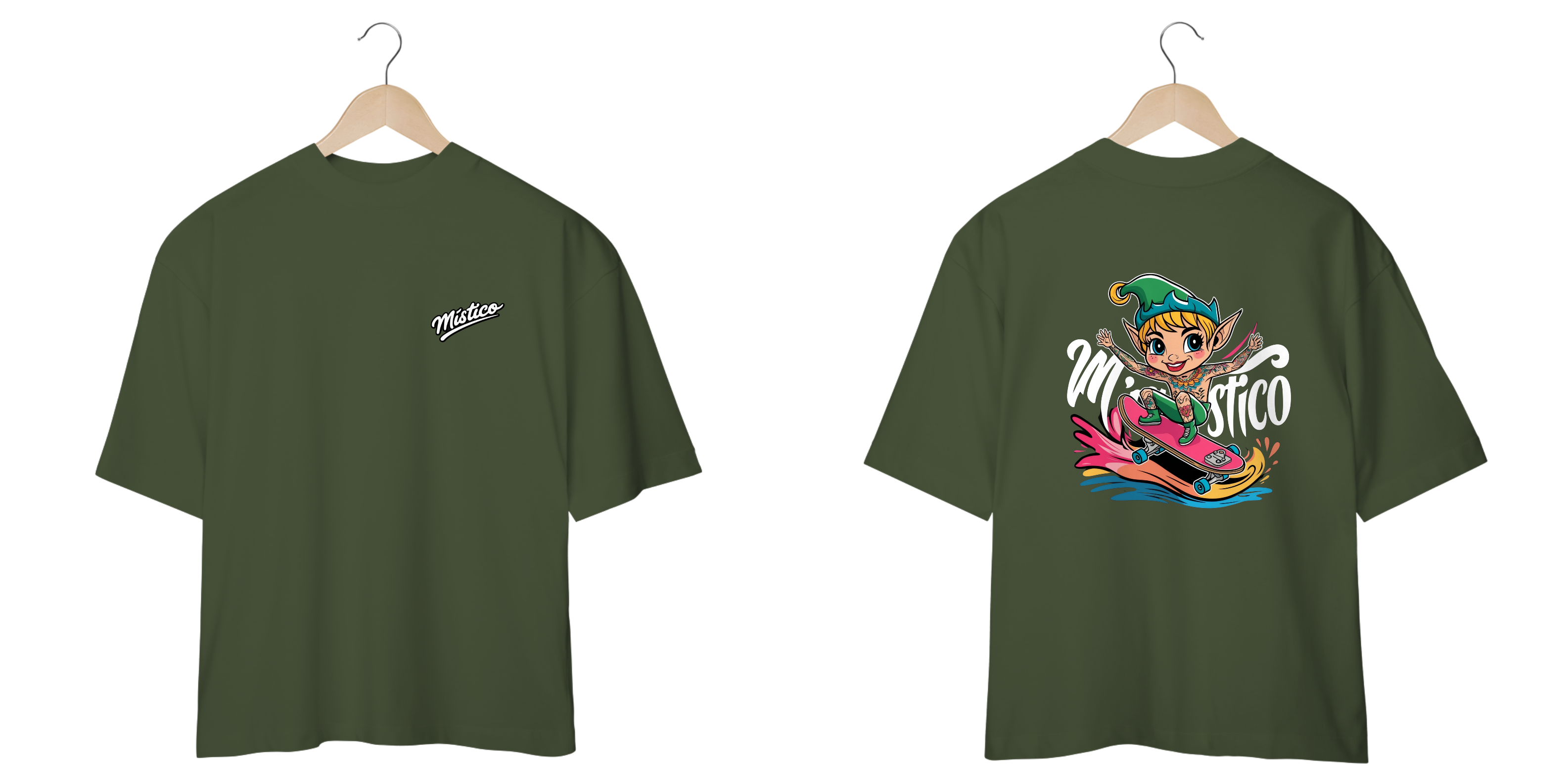 Nome do produto: Camisa Oversized Duende Skatista