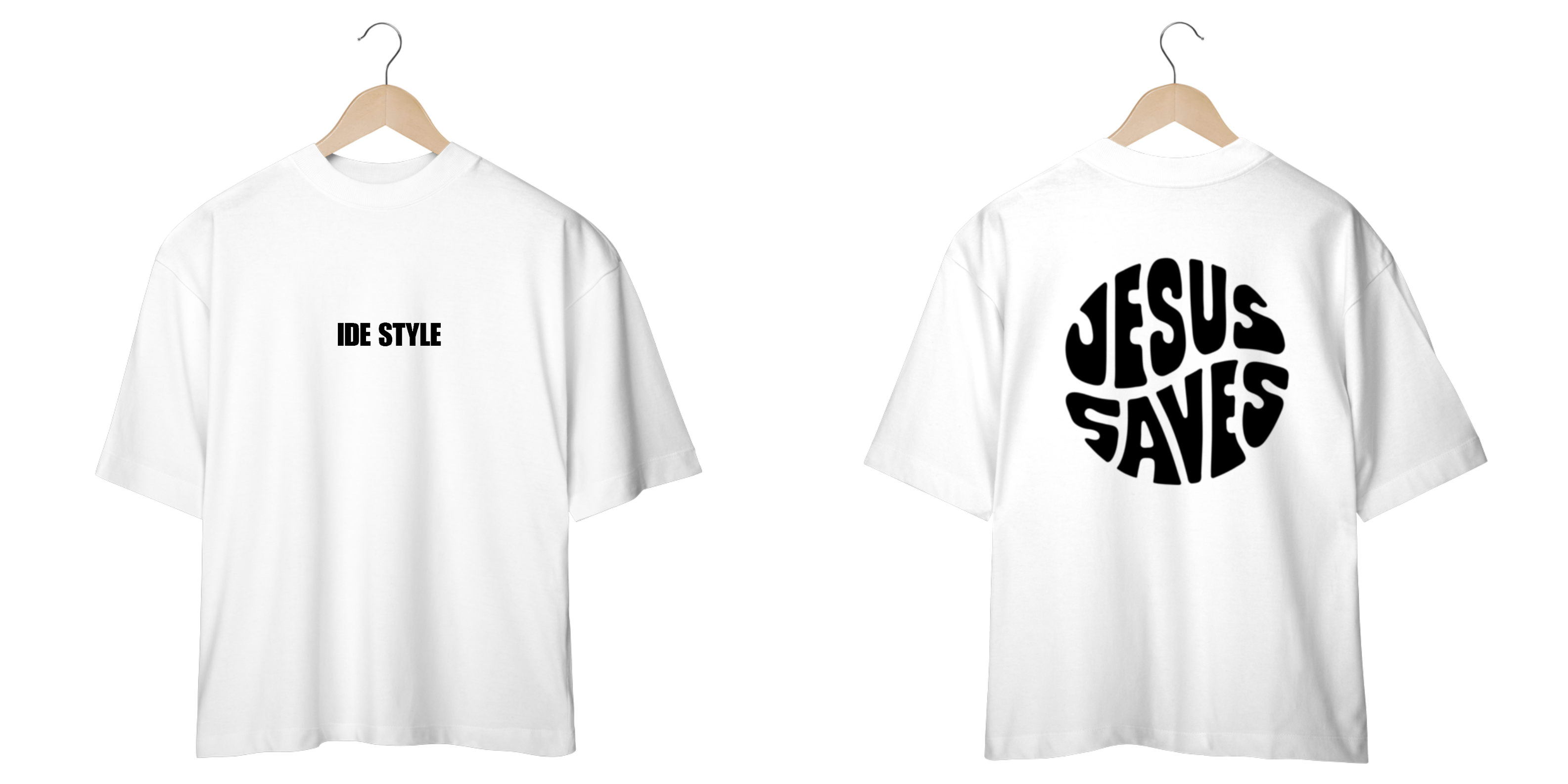 CAMISA OVERSIZED - JESUS SAVES - IDE STYLE
