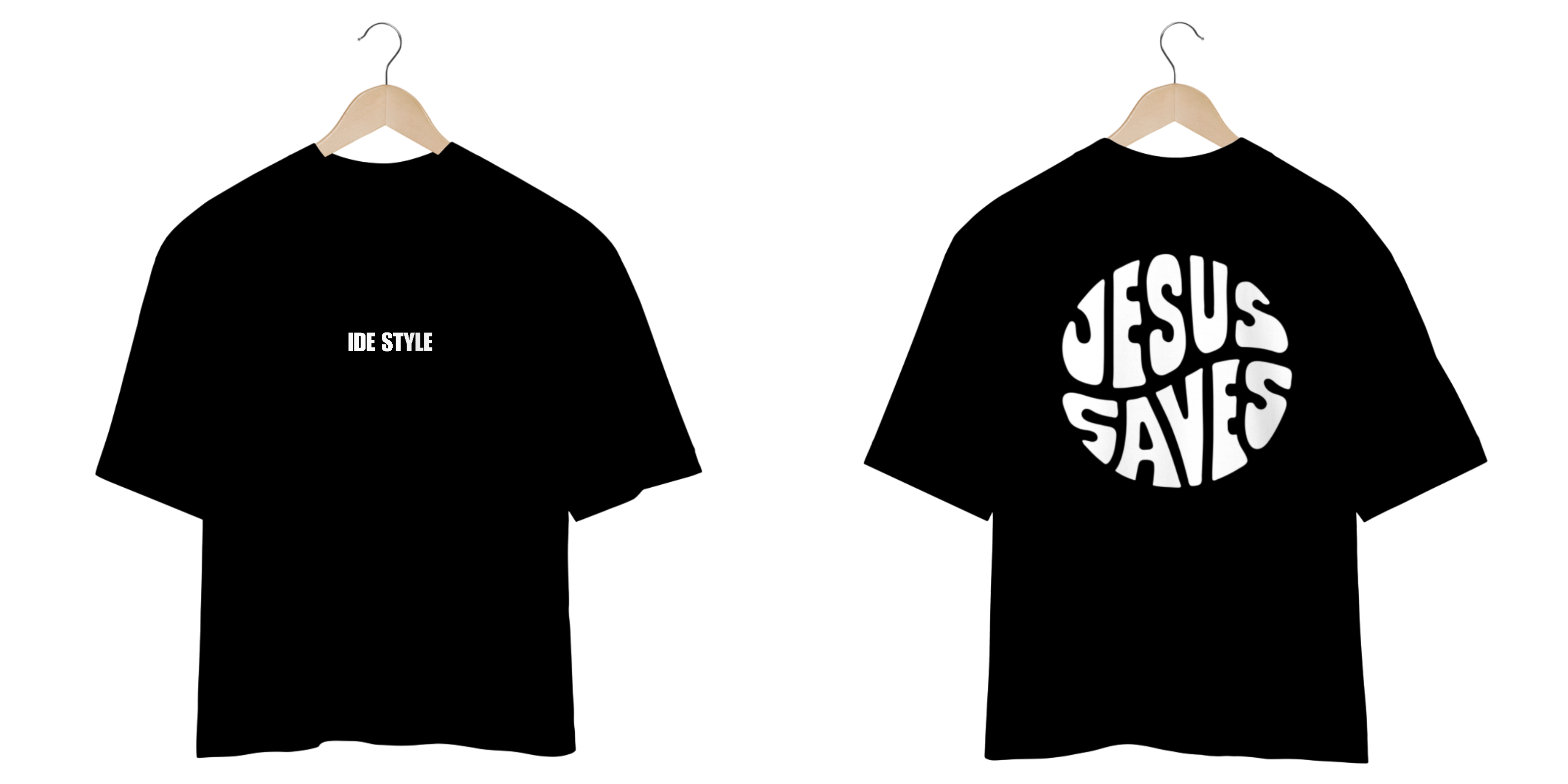 CAMISETA OVERSIZED JESUS SAVES IDE STYLE