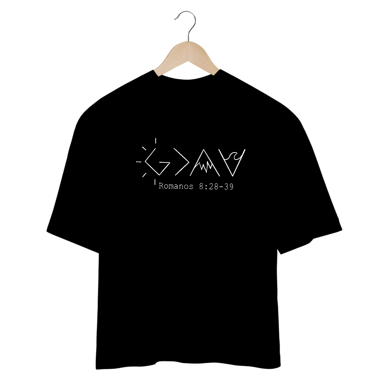 CAMISETA OVERSIZED | ROMANOS 8:28