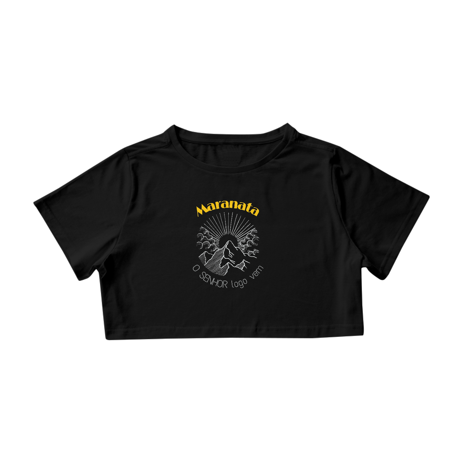 CAMISA CROPPED | MARANATA - O SENHOR LOGO VEM
