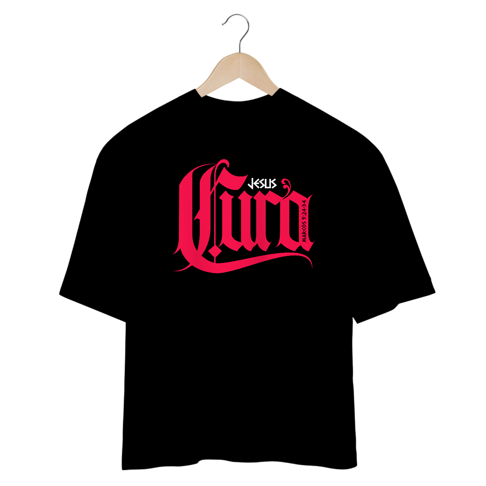 CAMISETA OVERSIZED | JESUS CURA 2