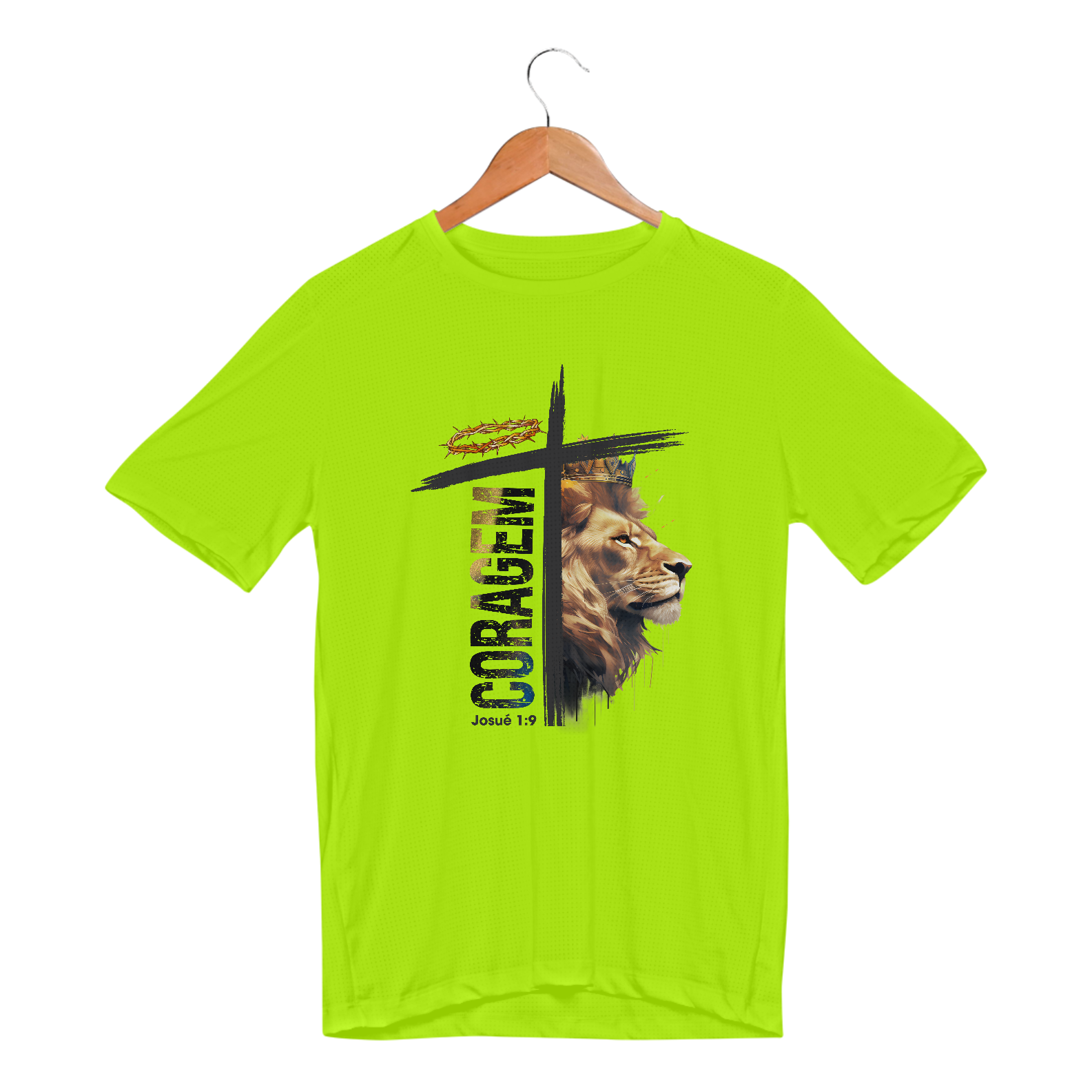 CAMISETA SPORT DRY UV | CORAGEM - JOSUÉ 1:9