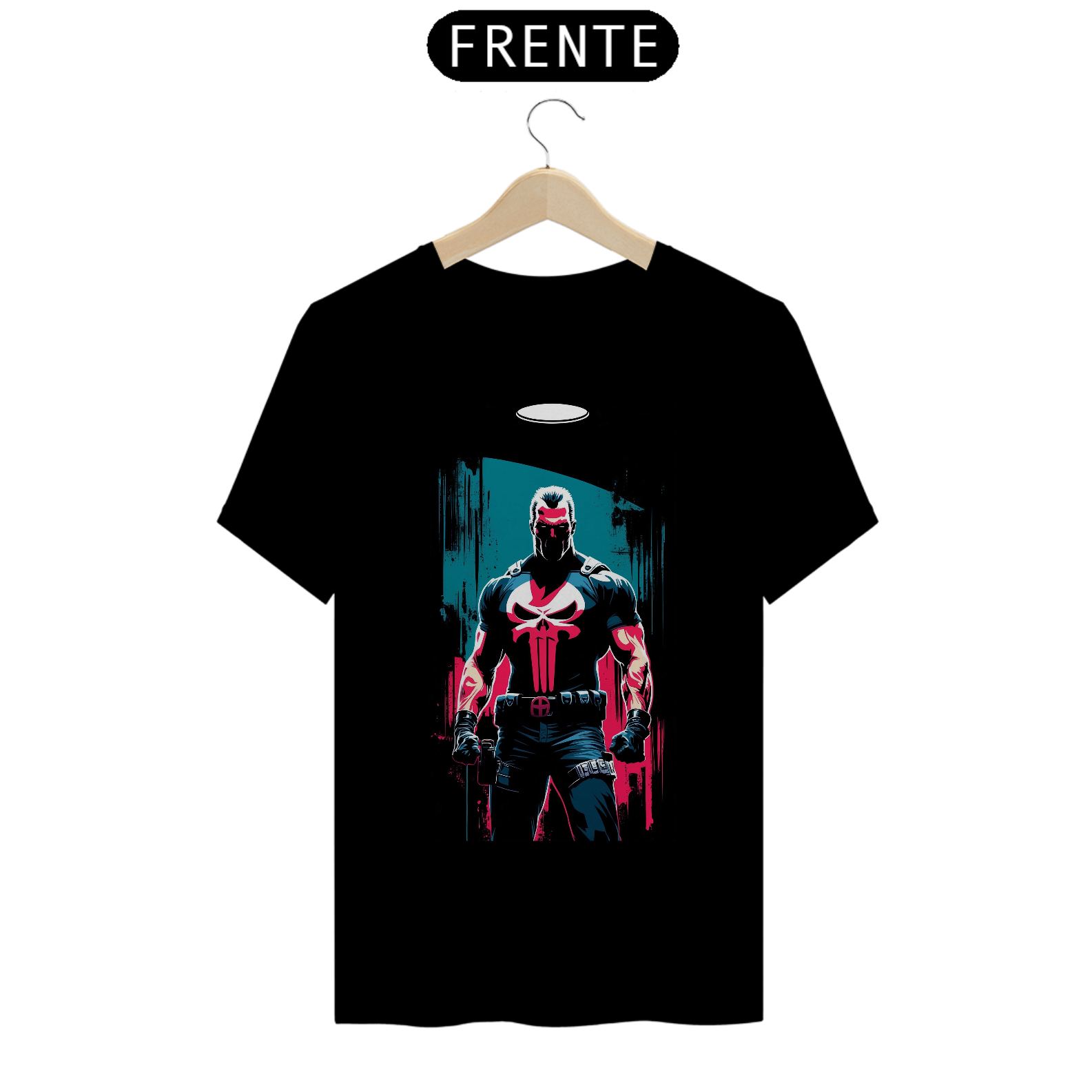 Nome do produto: Camisa T-shirt The Punisher Marvel