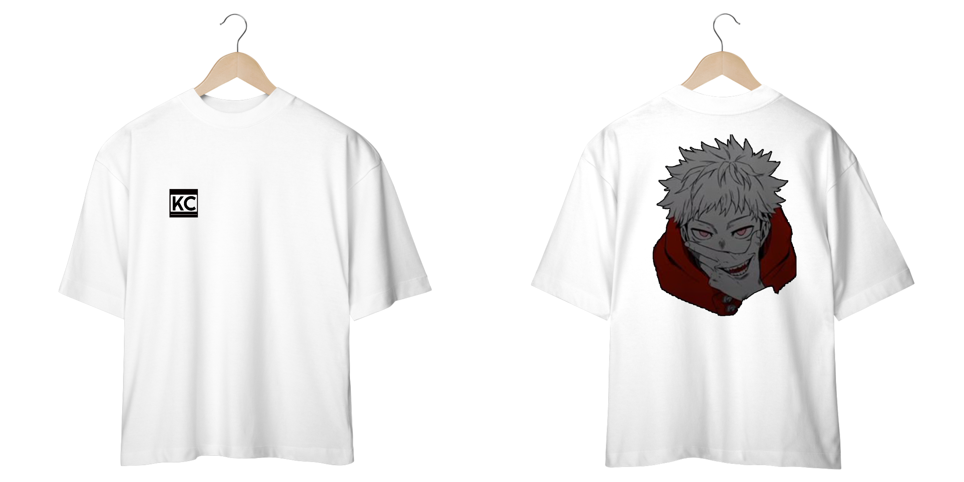 Camiseta Oversized Jujutsu Kaiser Yuji Itadori KC04