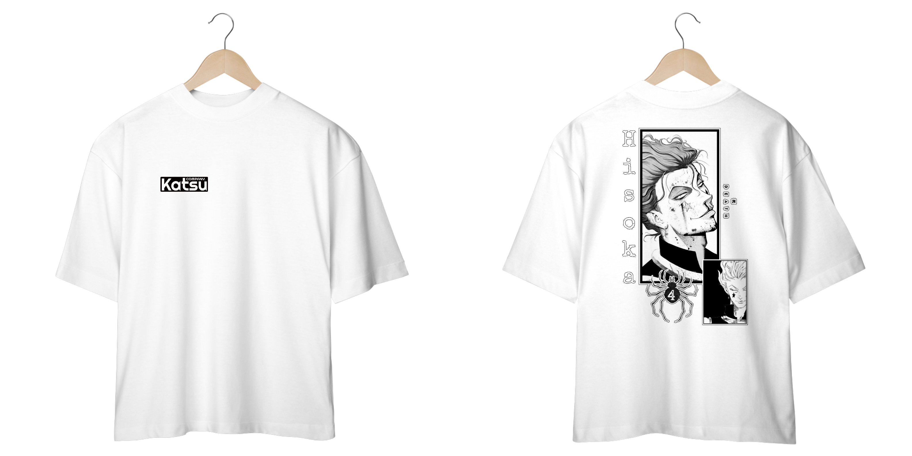 Camiseta Oversized Hunter x Hunter Hisoka