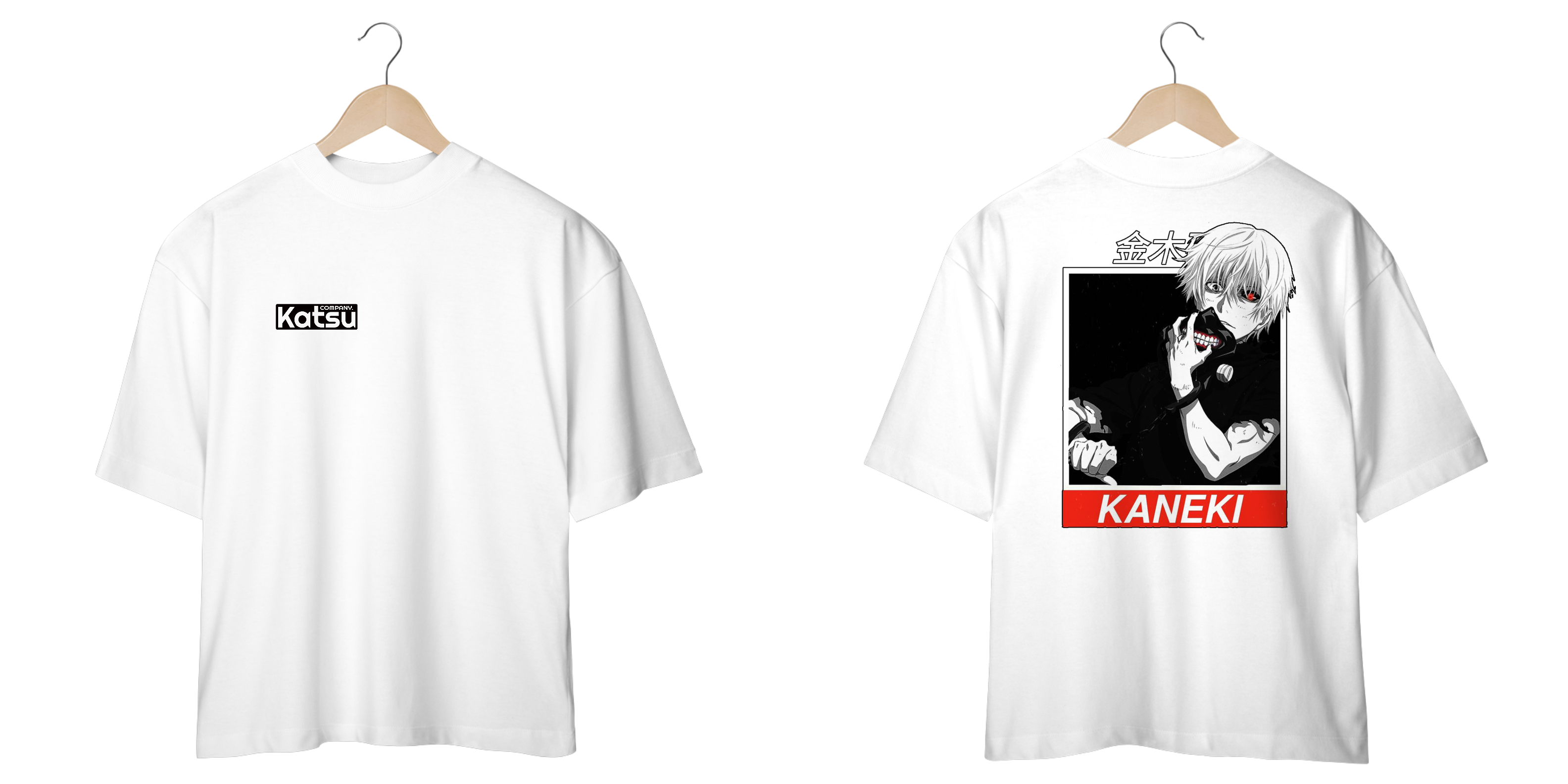 Camiseta Oversized Tokyo Ghoul Kaneki 2