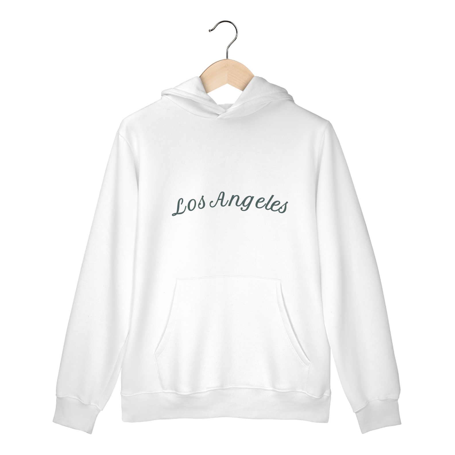 Moletom canguru feminino branco