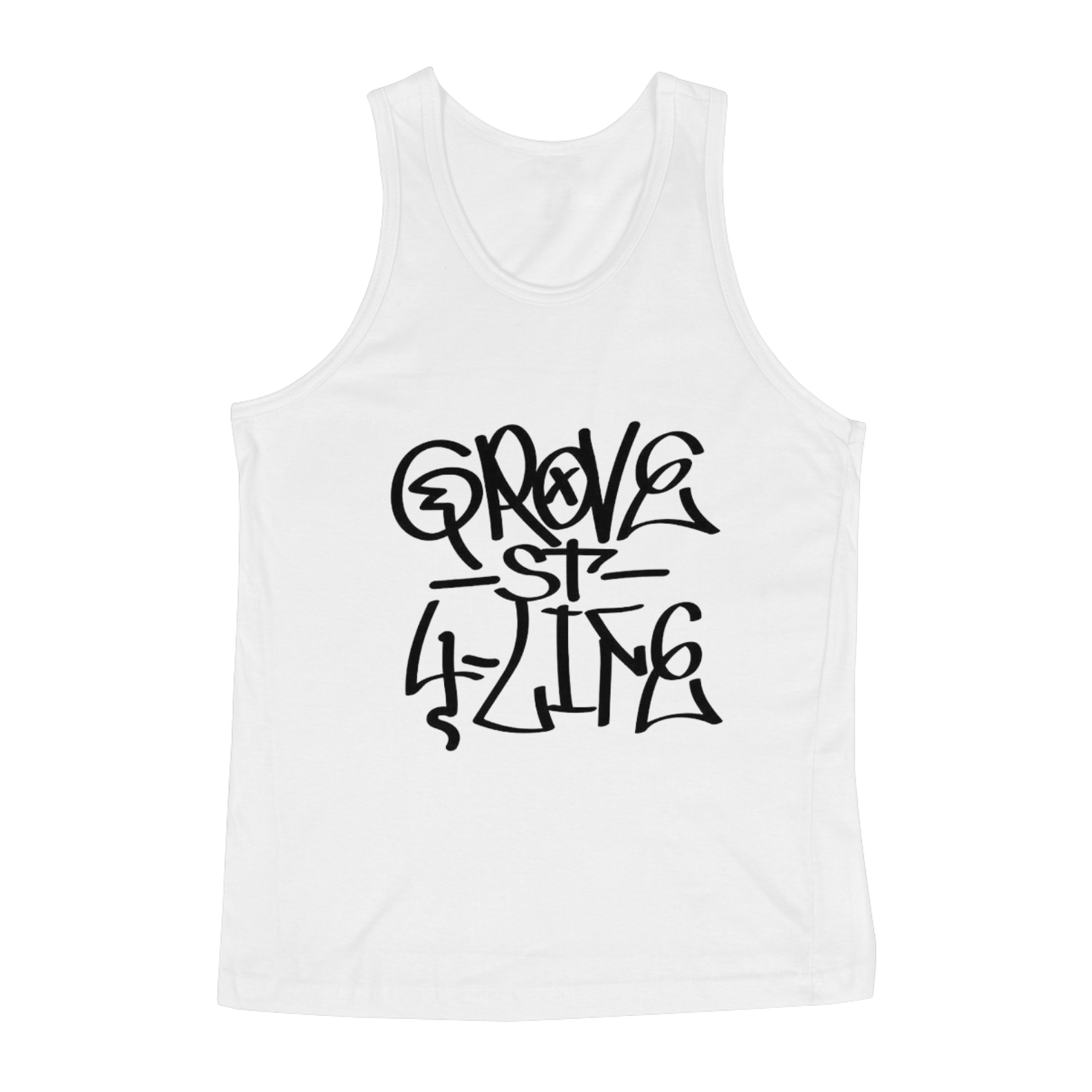 Camiseta Regata Masculina Grove Street Branca