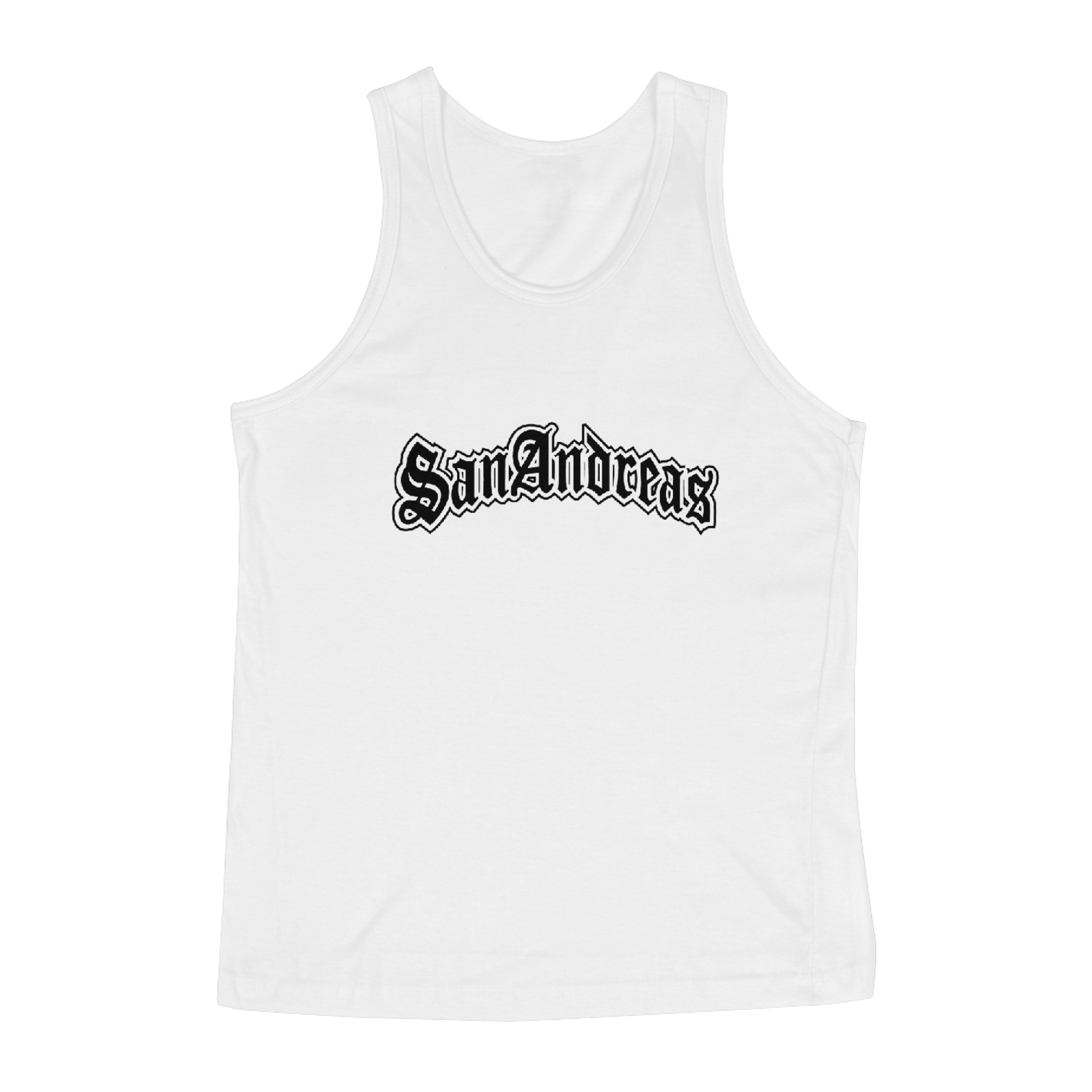 Camiseta Regata Masculina San Andreas Branca
