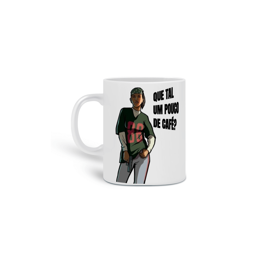 Caneca GTA San Andreas Denise Hot Cofee