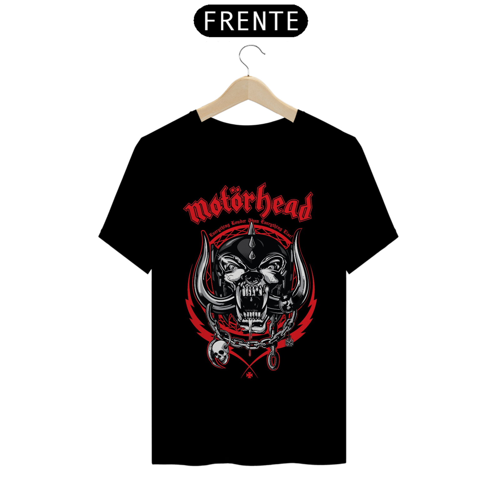 Camiseta Masculina Rock Motorhead Preta