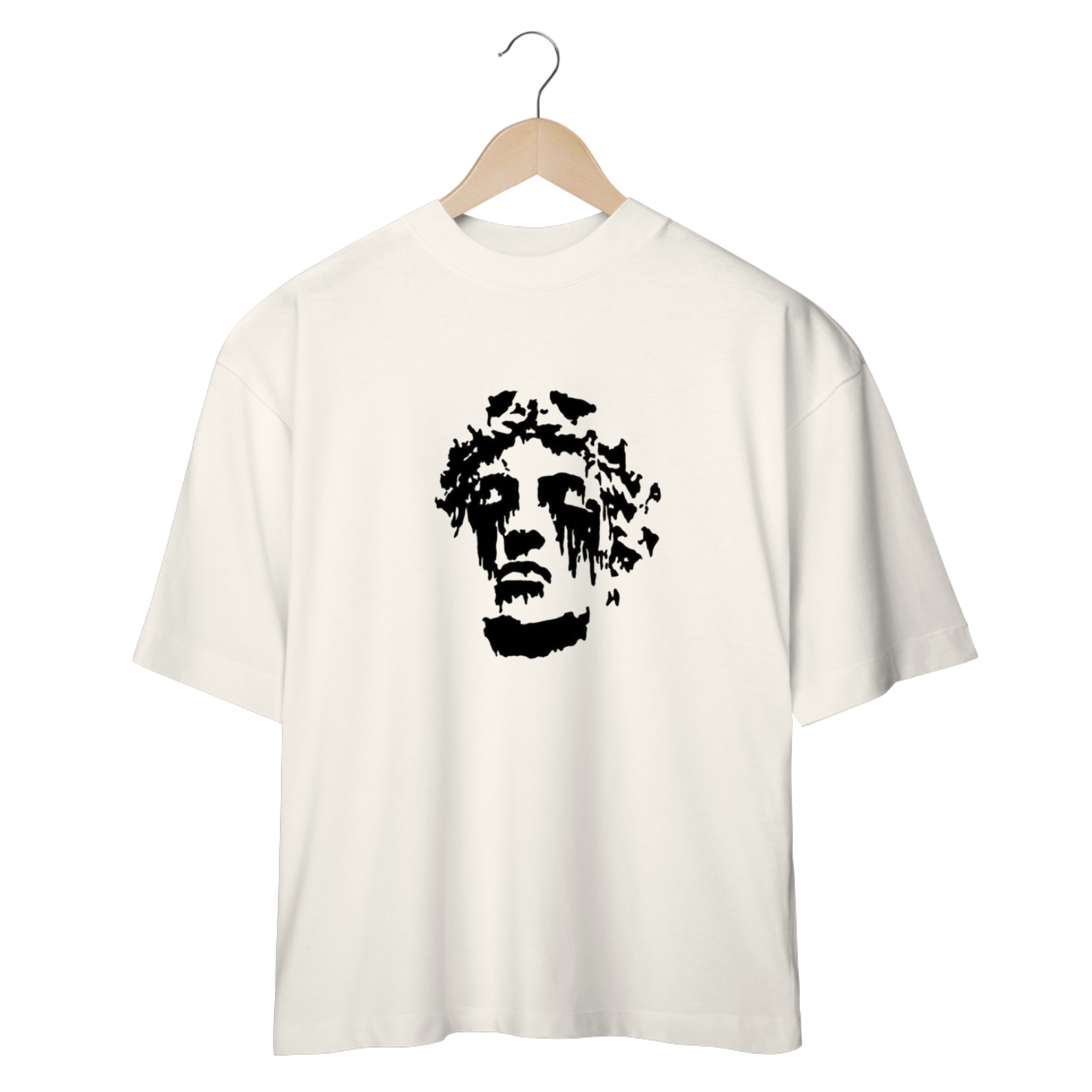 CAMISETA OVERSIZED GREEK OFF WHITE