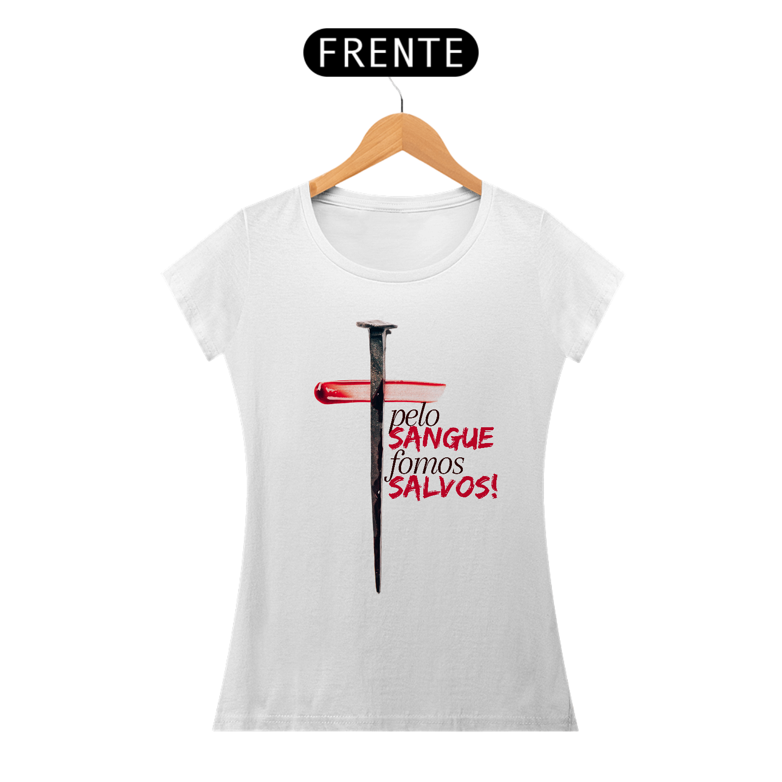 Camiseta Baby Long Stare Peloa Sangue fomos Salvos