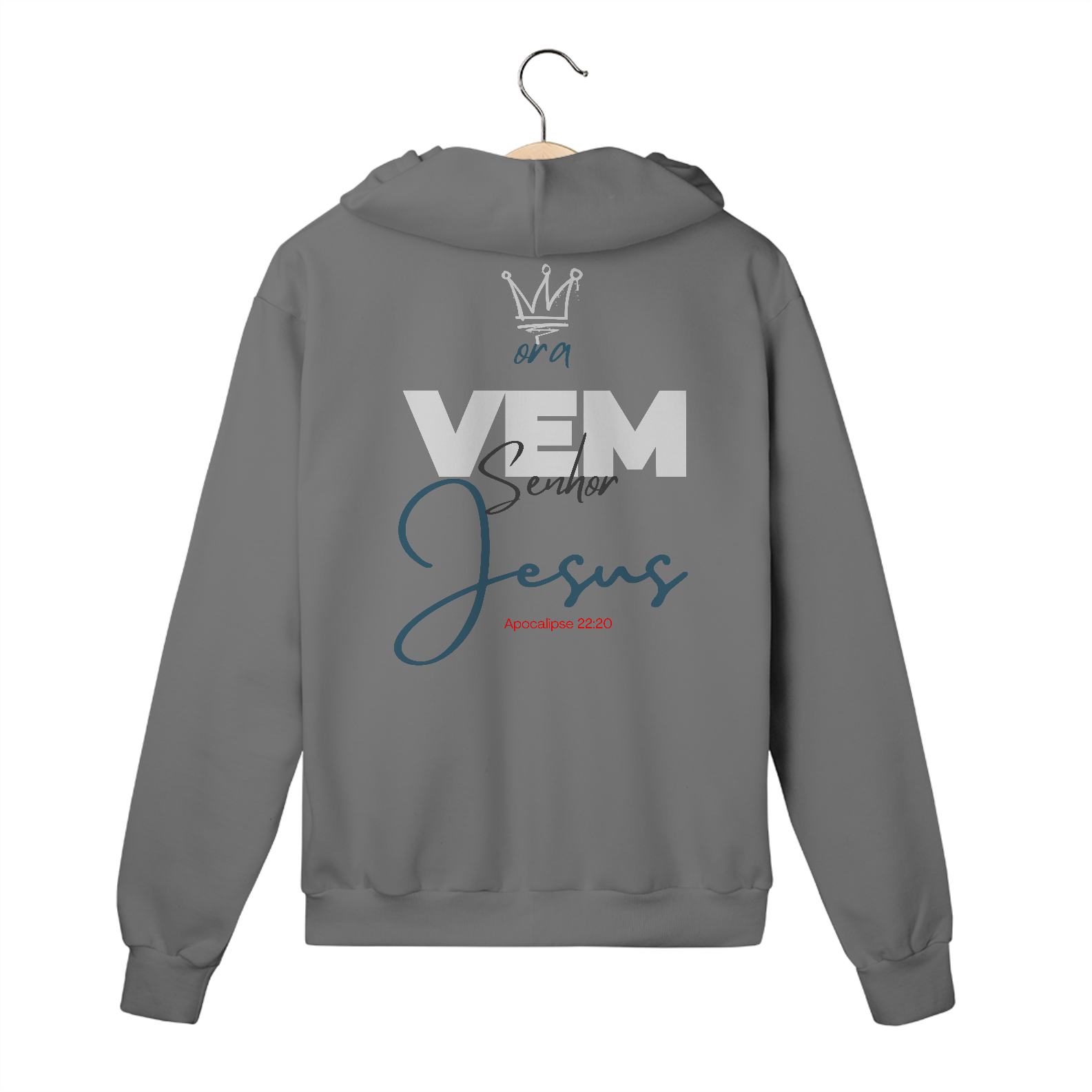 Moletom com Ziper Stare Ora Vem Maranata