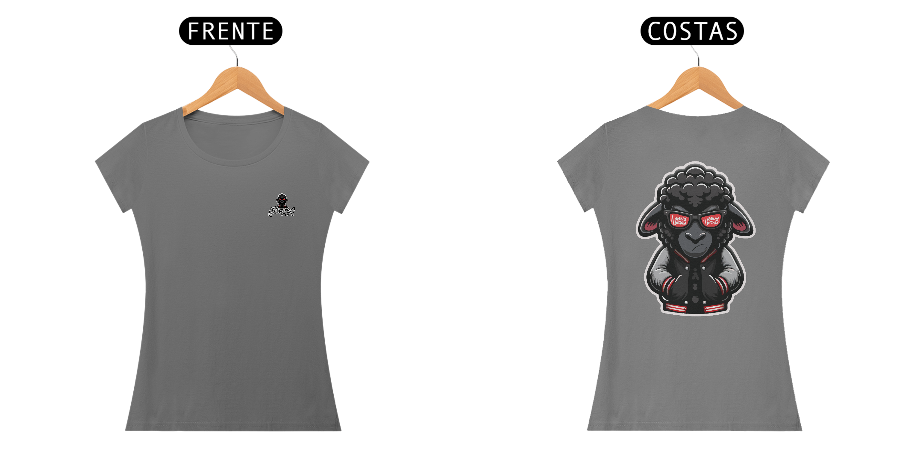 Camiseta Estonada Stare Ovelha Negra Fem