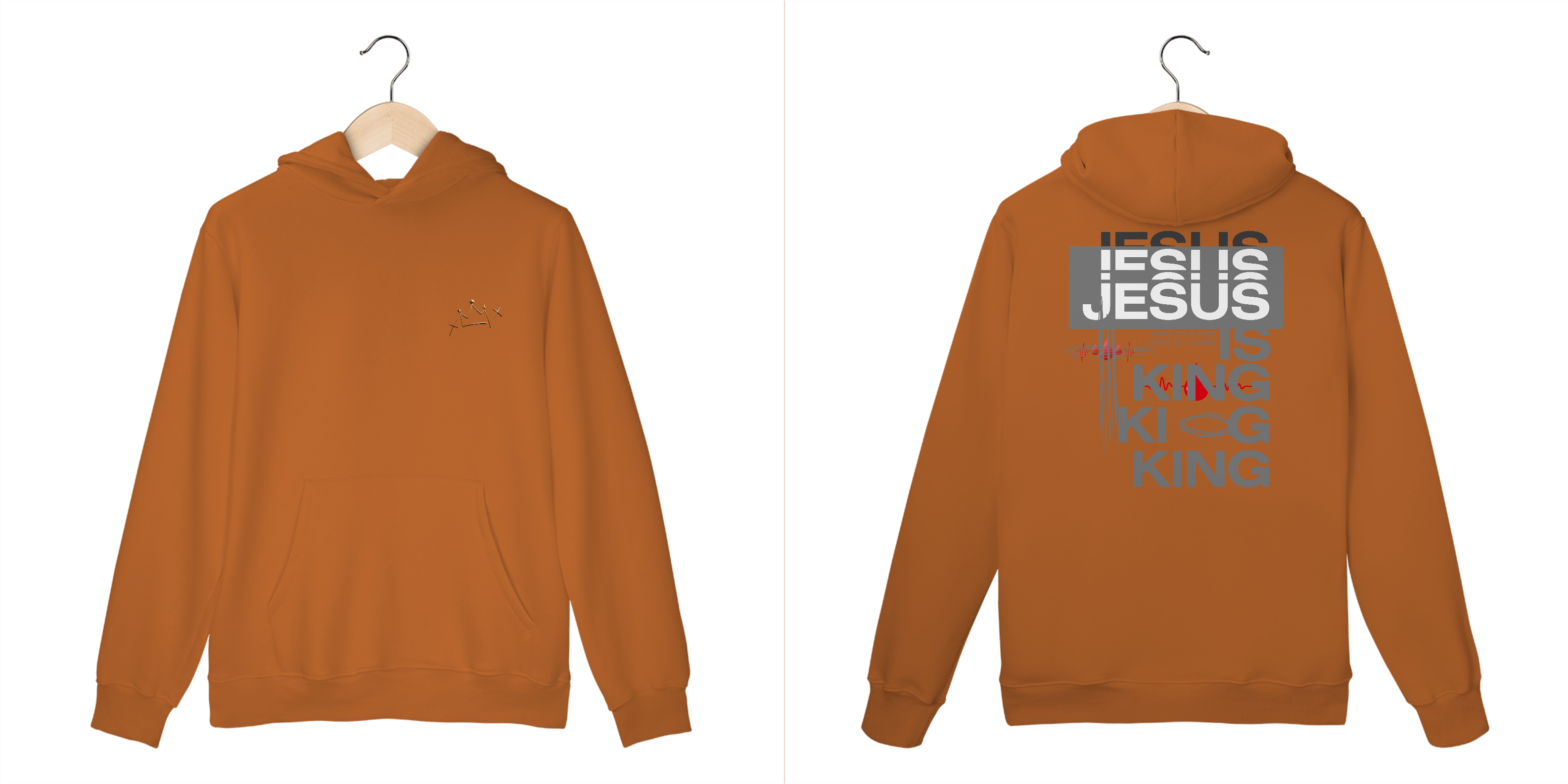 Moletom Canguru Stare Jesus King Maranata