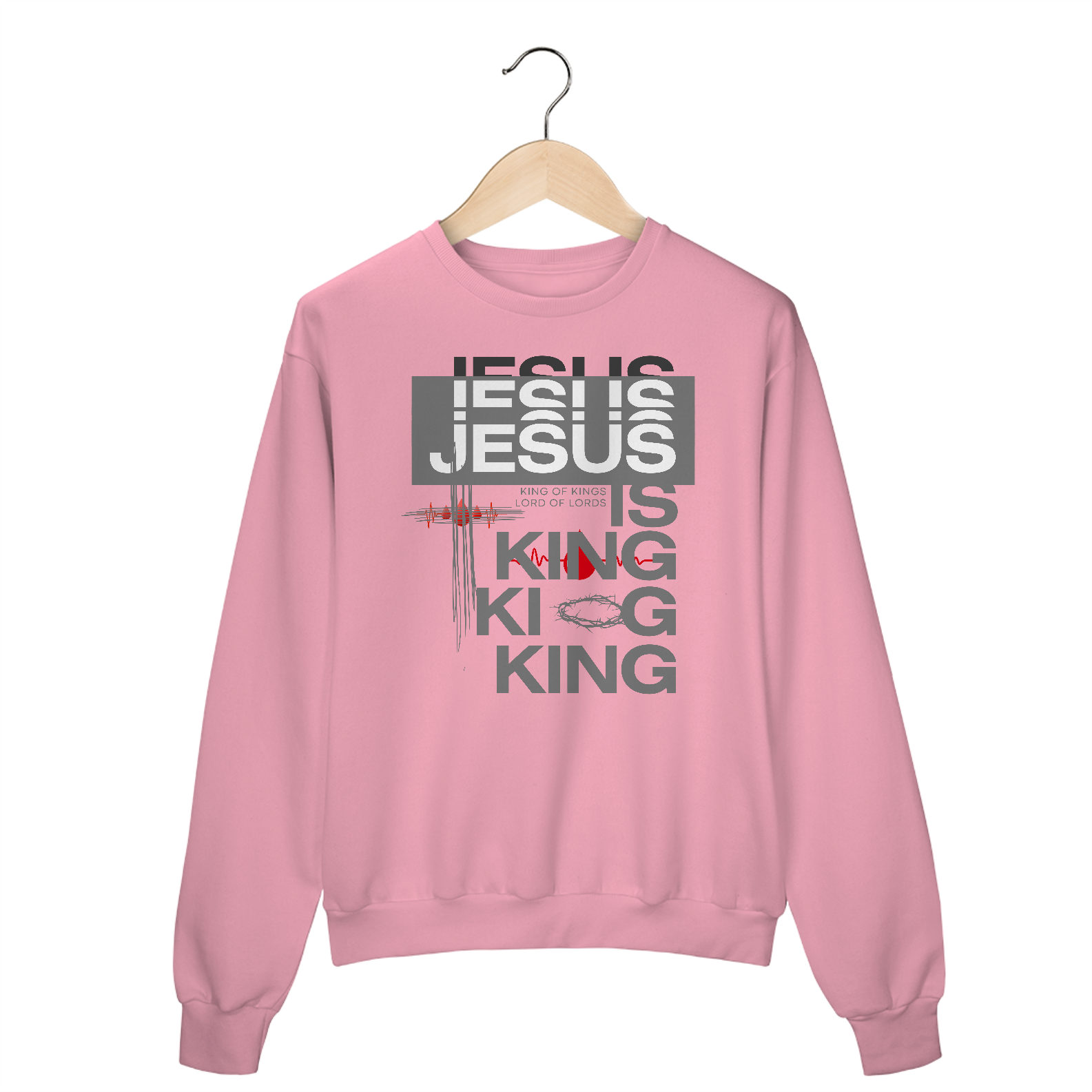 Moletom  Fechado  Stare Jesus King Maranata 