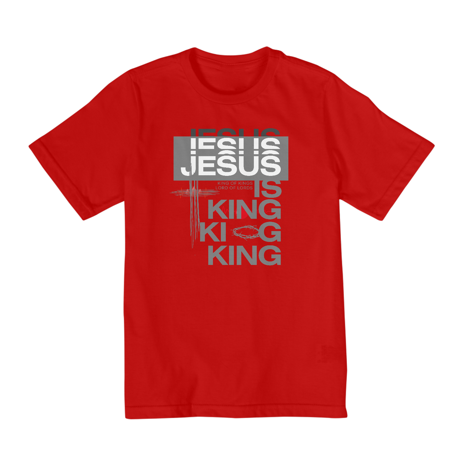 Camiseta Infantil Stare Jesus King Maranata 