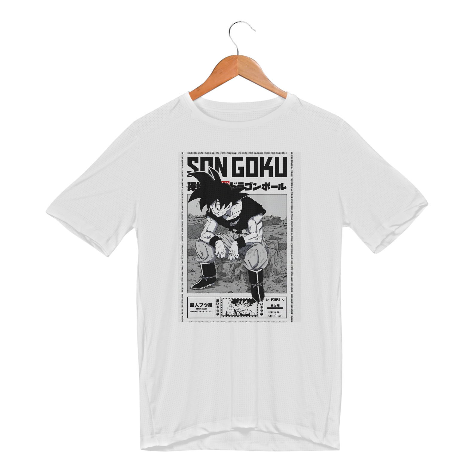 camiseta sport son goku  - dragon ball