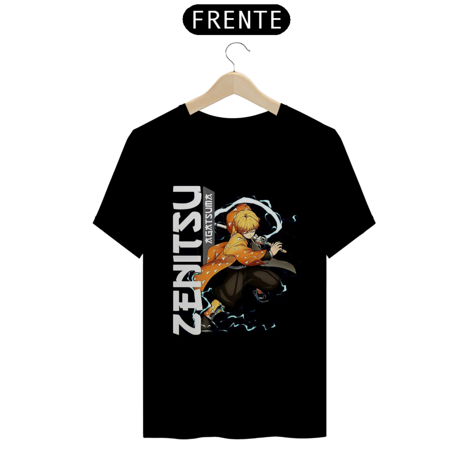 camiseta zenitsu kimetso no yaiba