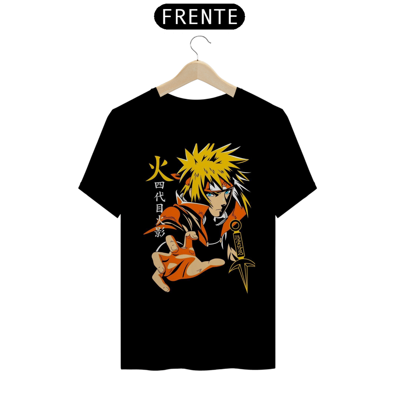 camiseta minato namikaze - naruto