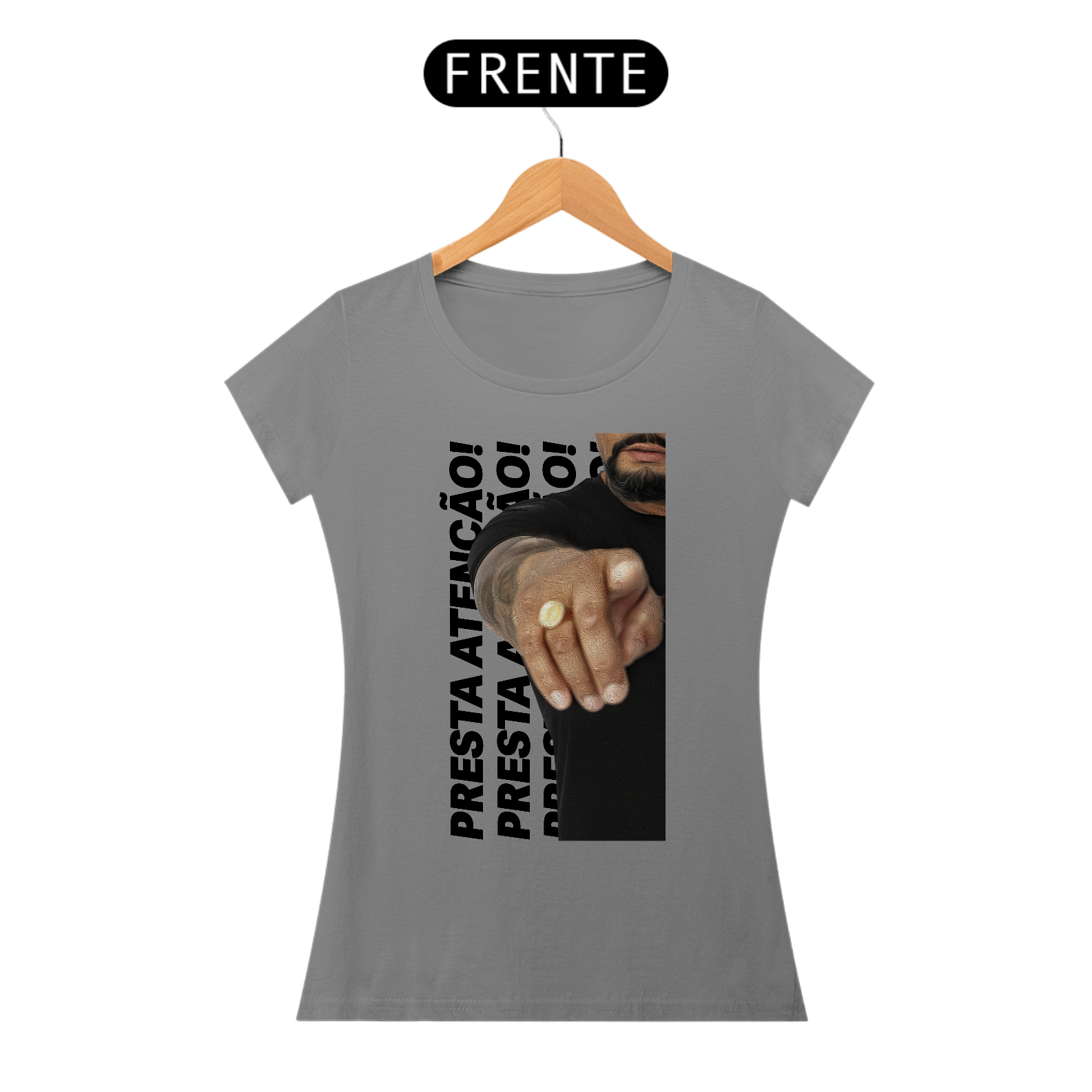 Camiseta Modelo Ogunhê 008 BL