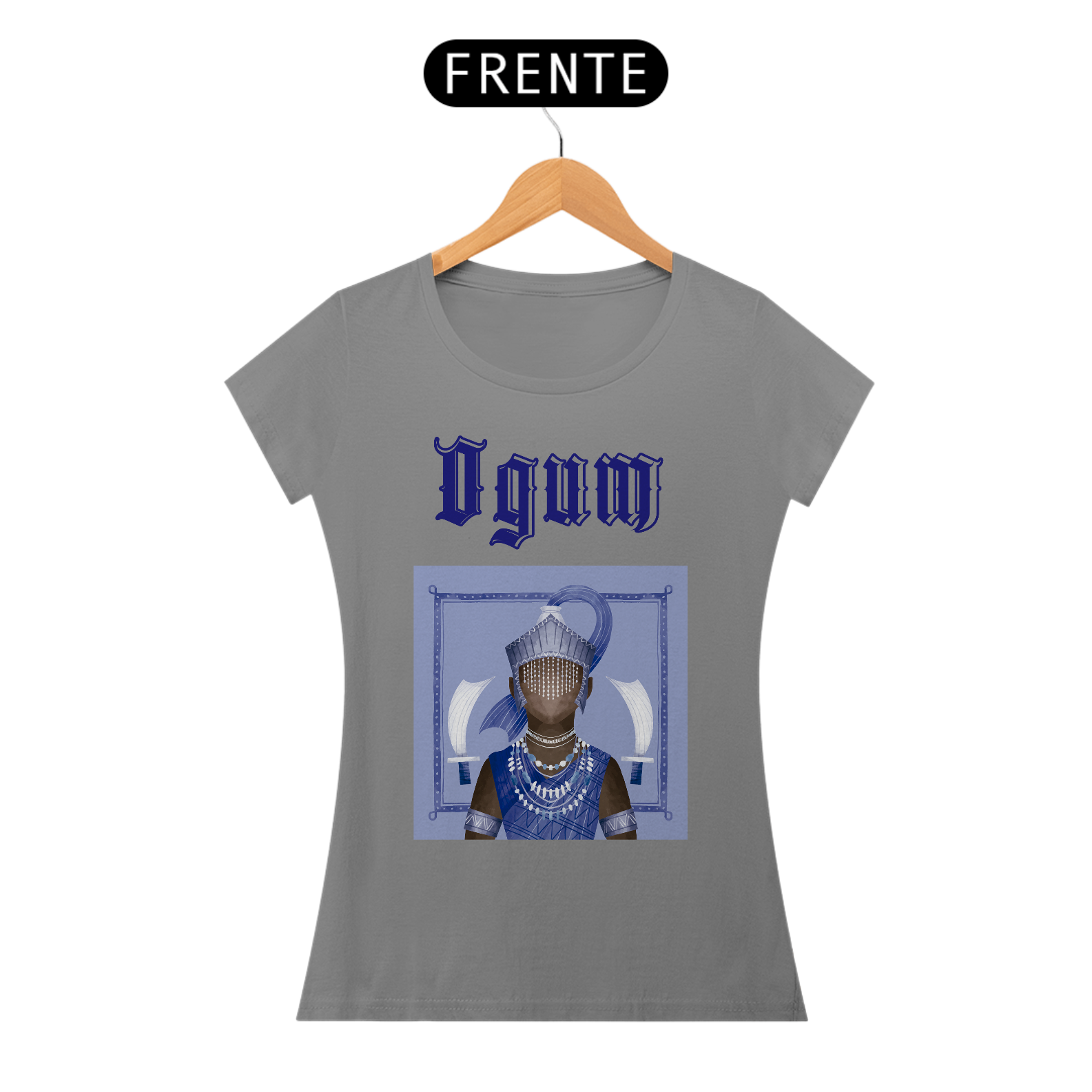 Camiseta Modelo Ogunhê 007 BL