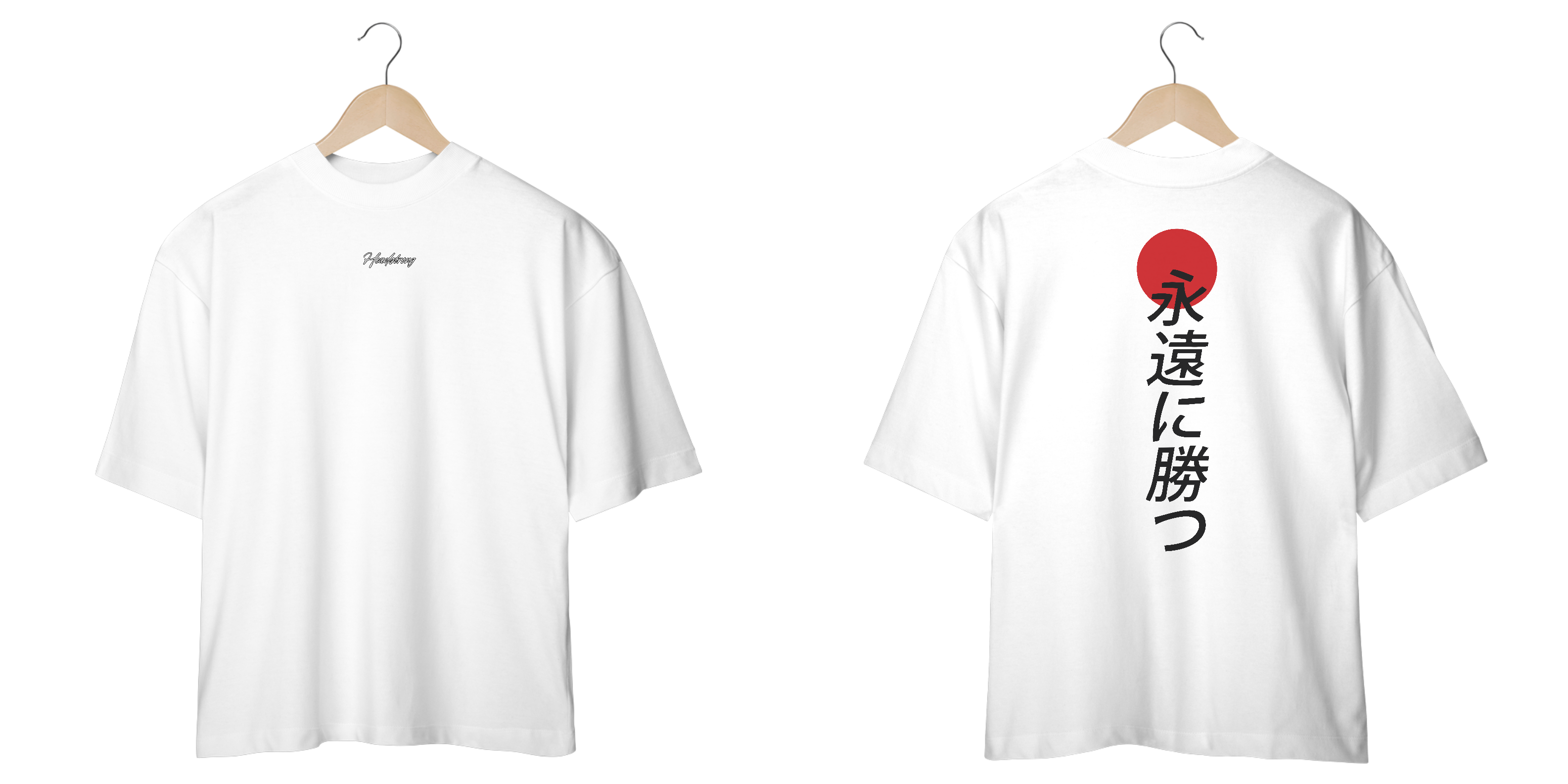 OVERSIZED TOKYO TEXT BLVCK