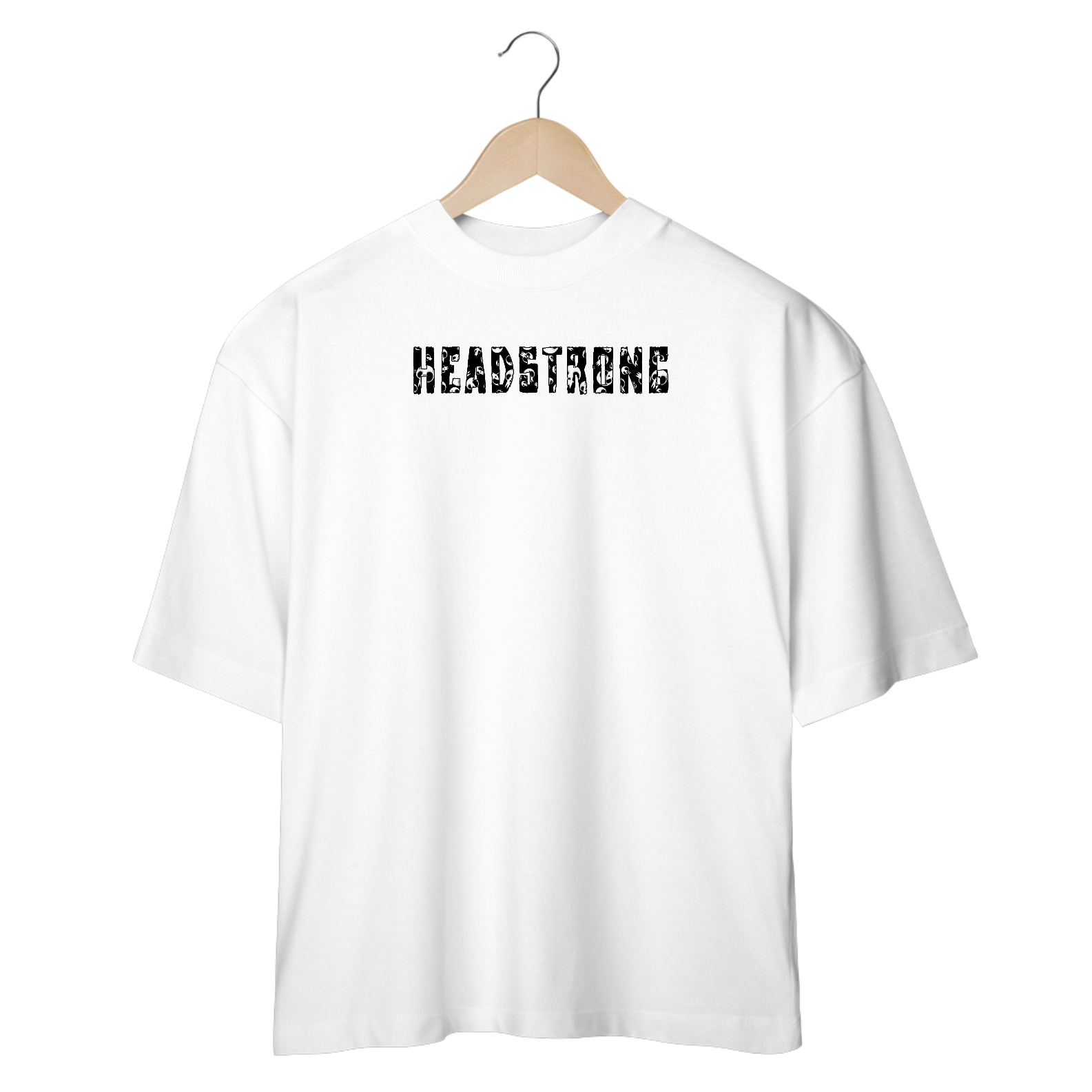 OVERSIZED WHITE SKULL HEADSTRONG