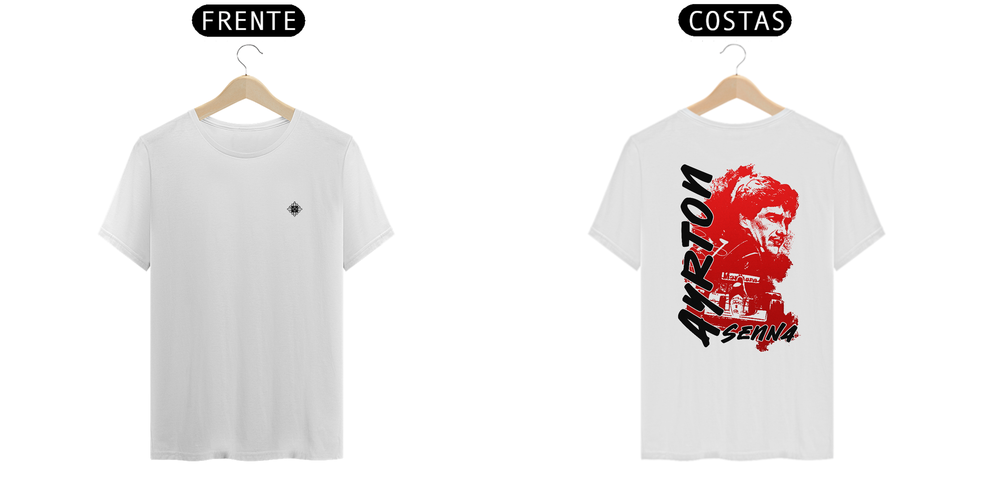 TSHIRT AYRTON SENNA RED