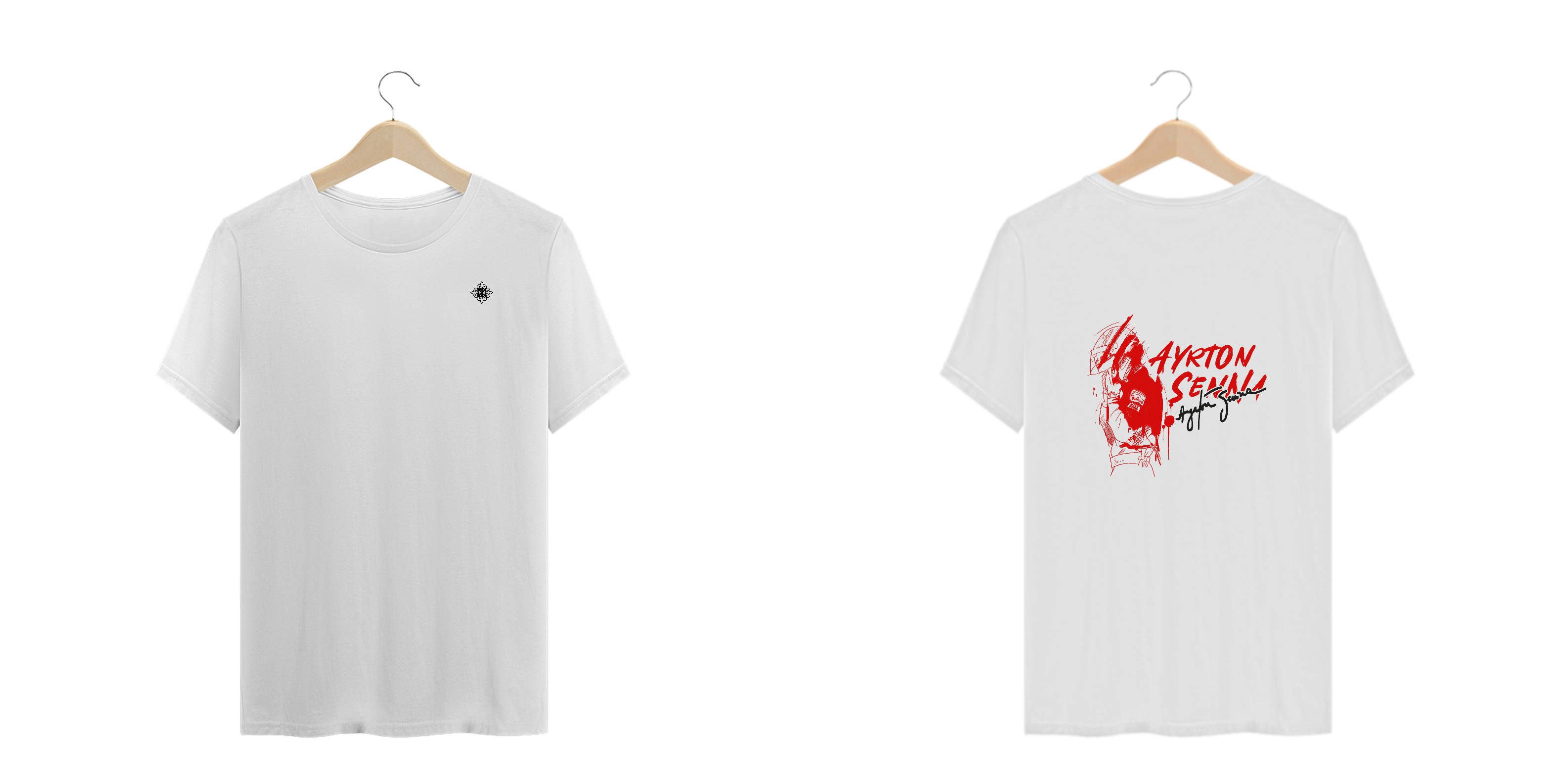 Nome do produto: TSHIRT PLUS SIZED SENNA ASSINATURA