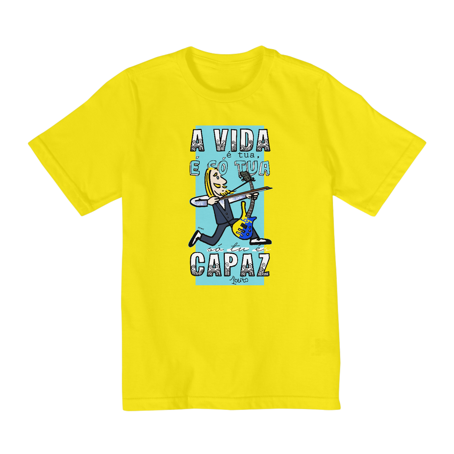 T-Shirt Kids Humberto Gessinger, A Vida é Tua