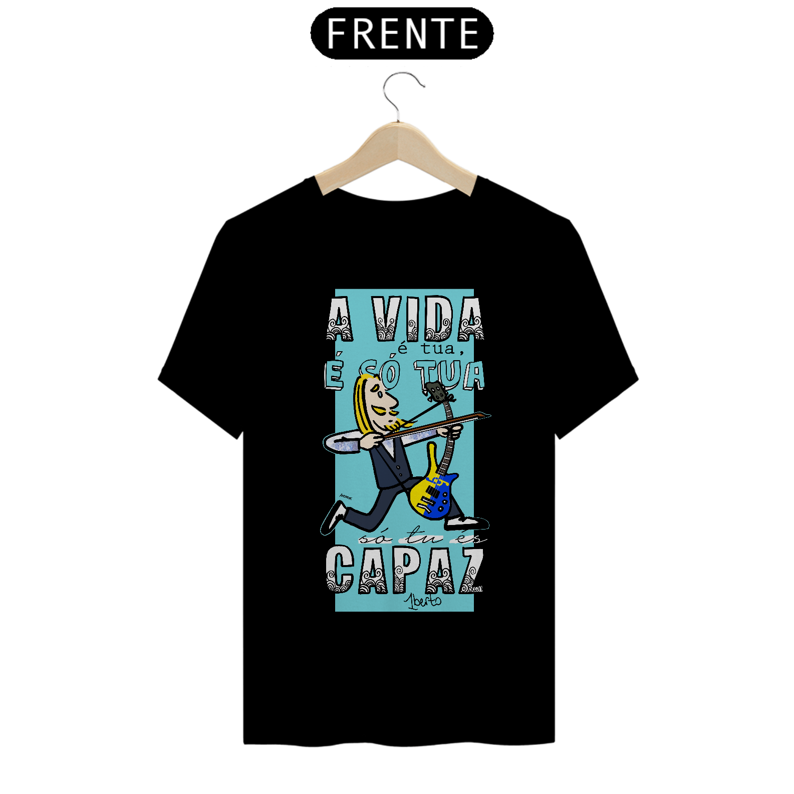 T-Shirt Humberto Gessinger, A Vida é Tua