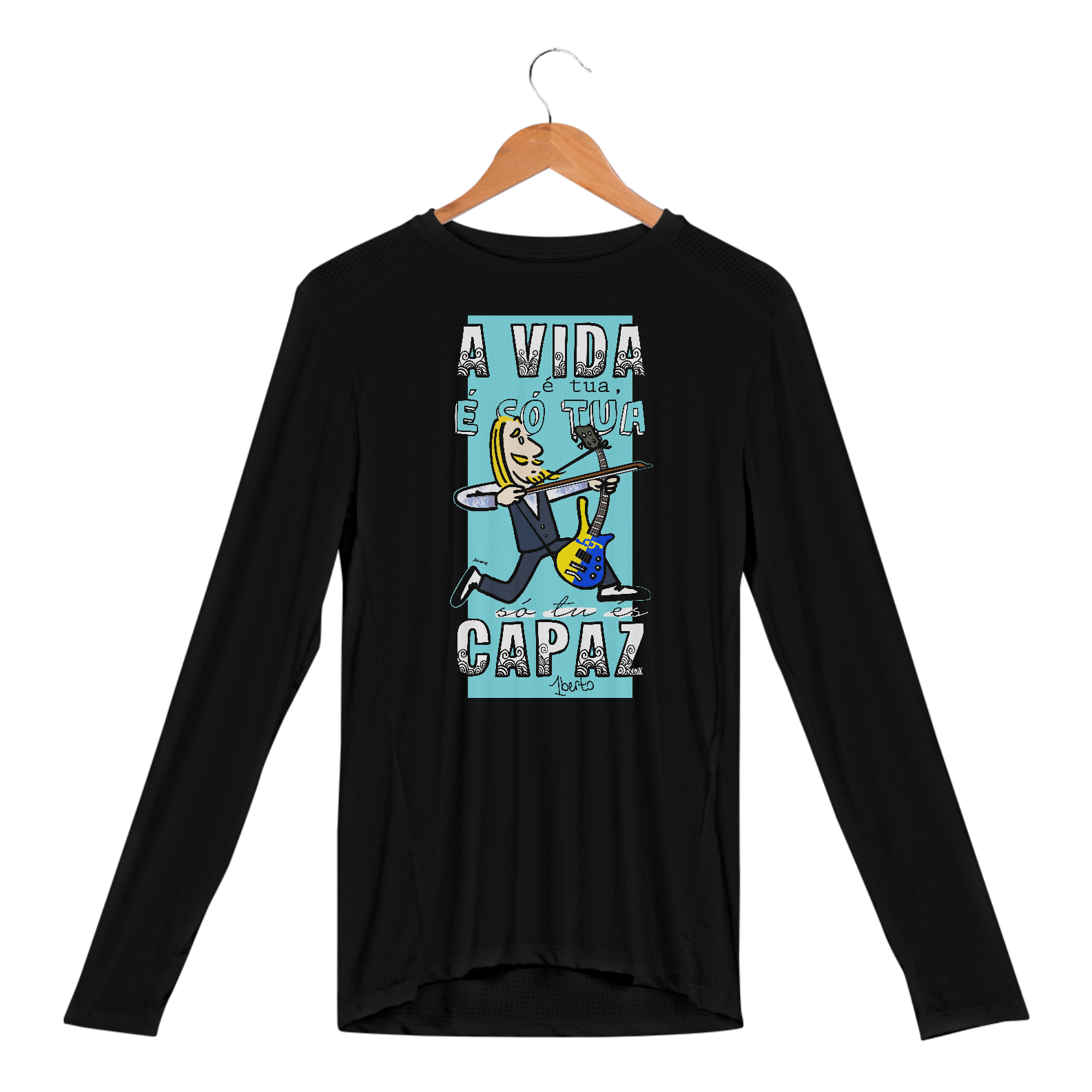 Manga Longa Sport Flex UV Humberto Gessinger, A Vida é Tua