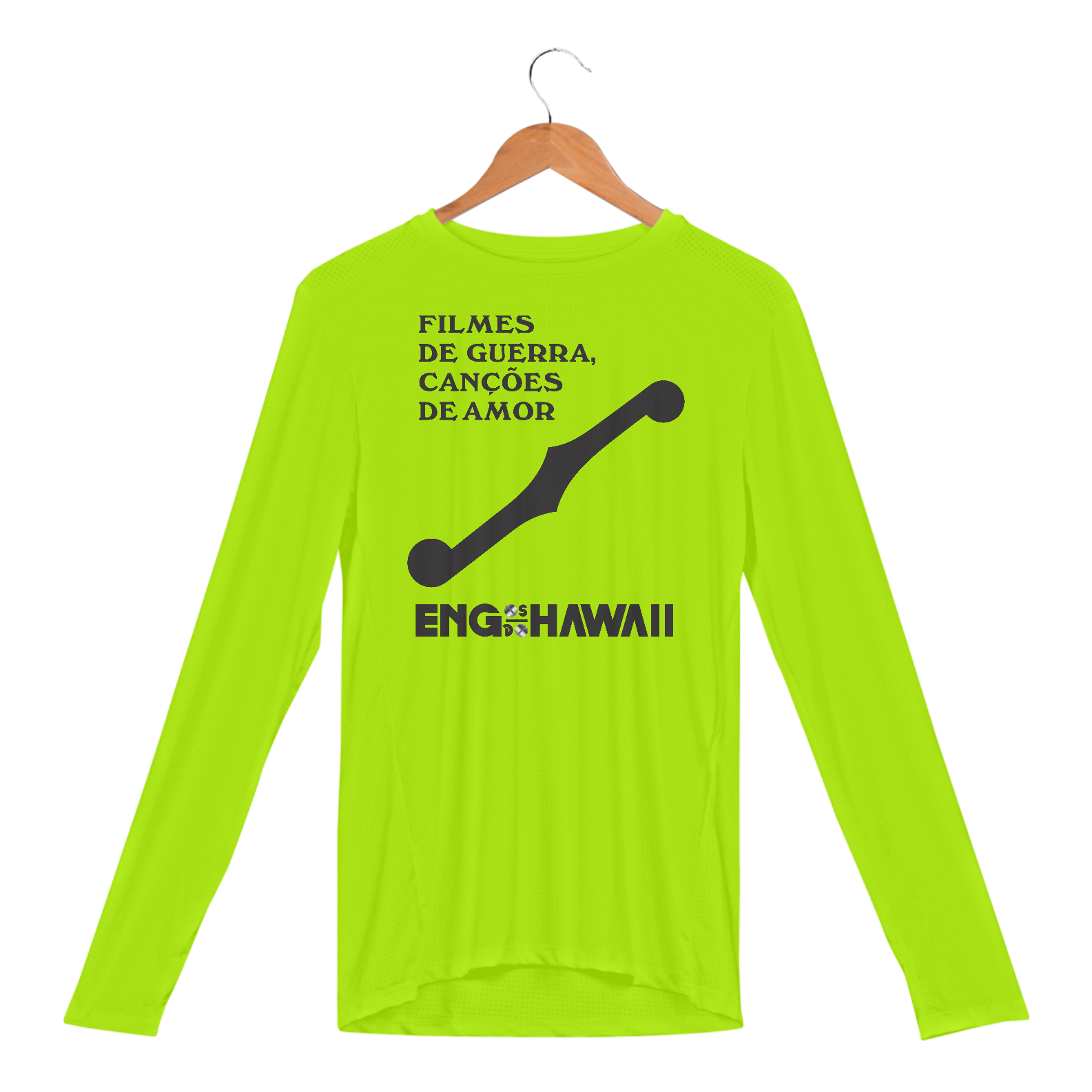 Camisa Manga Longa Sport Dry Flex UV, Engenheiros do Hawaii, Filmes de Guerra Canções de Amor
