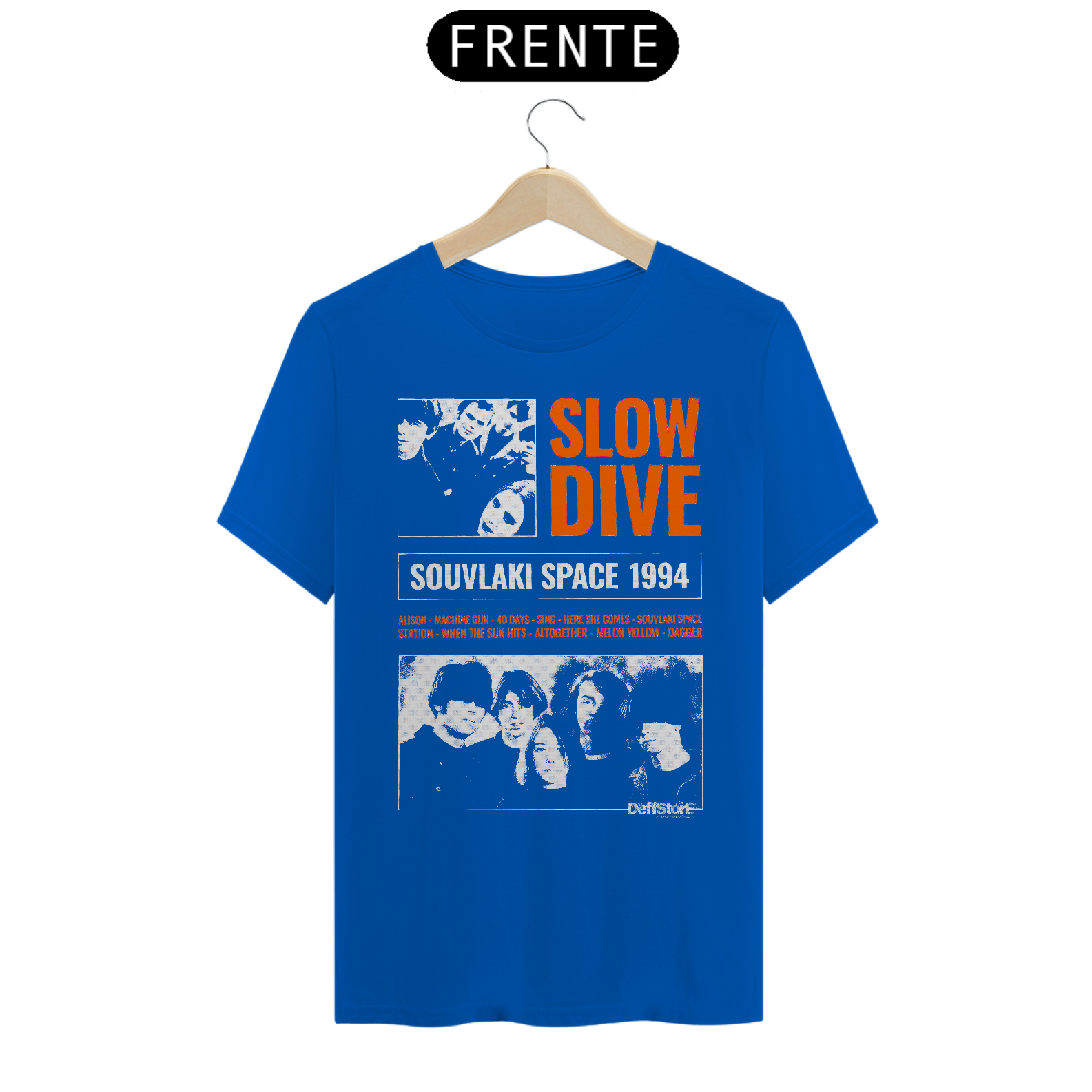 T-Shirt Prime SLOWDIVE - 1994 em DeffStorE® Camisetas Custom