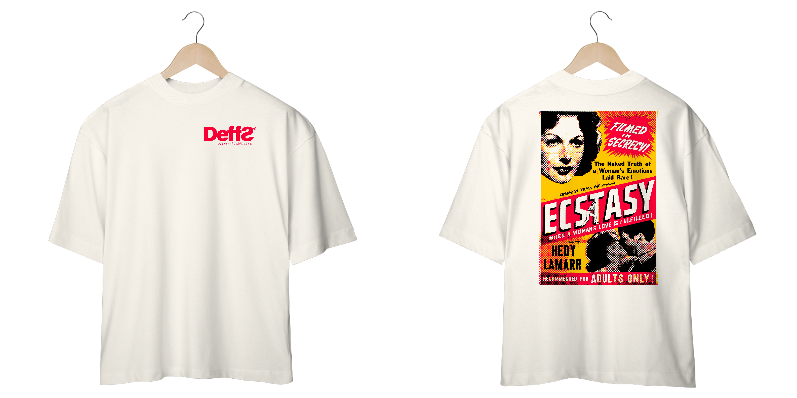 Camiseta Oversized DEFF ECSTASY R$169,90 em DeffStorE® Camisetas