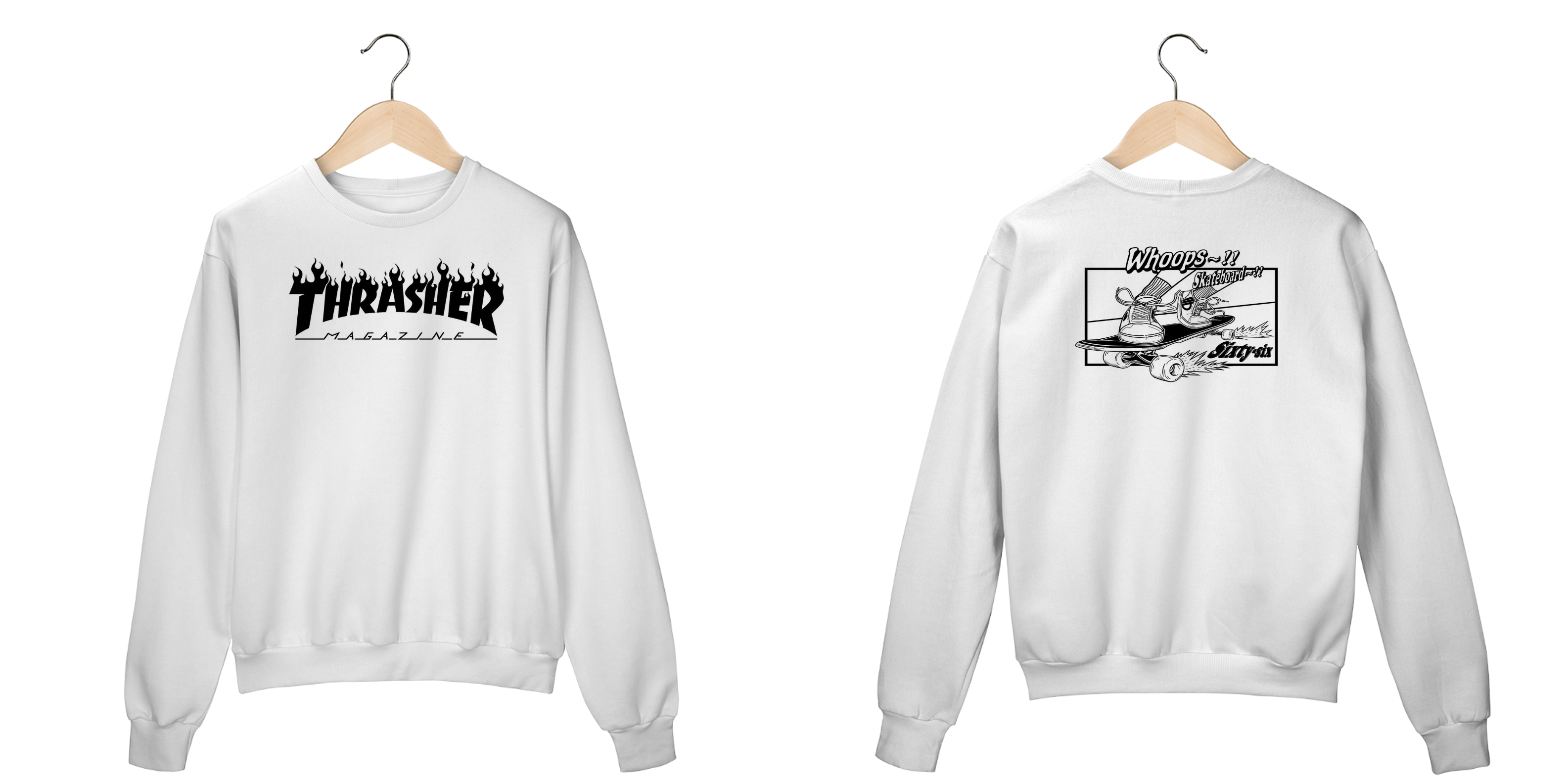 Moleton Elegante De Skatista