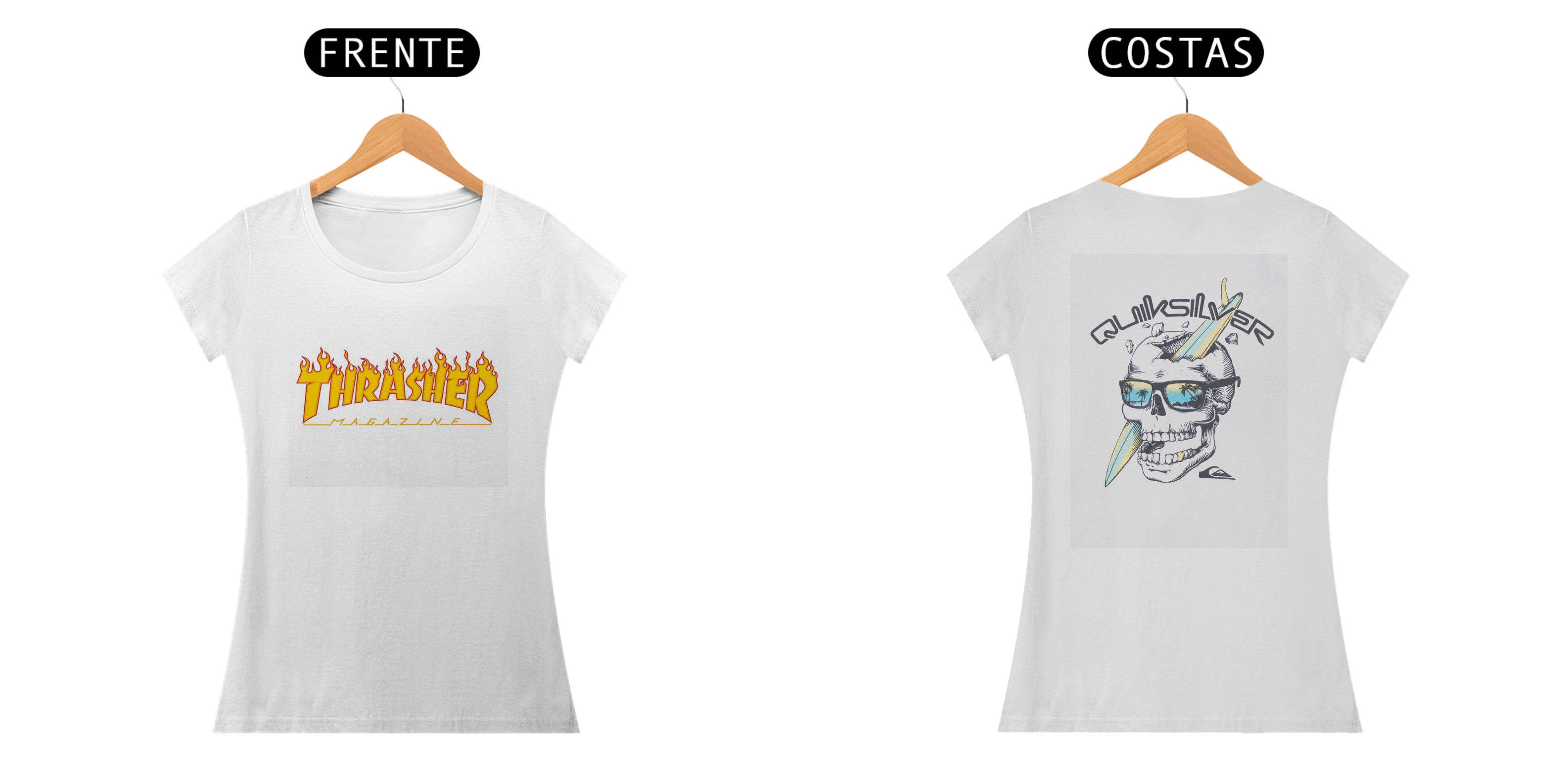 Camisa Elegante De Skatista Feminina