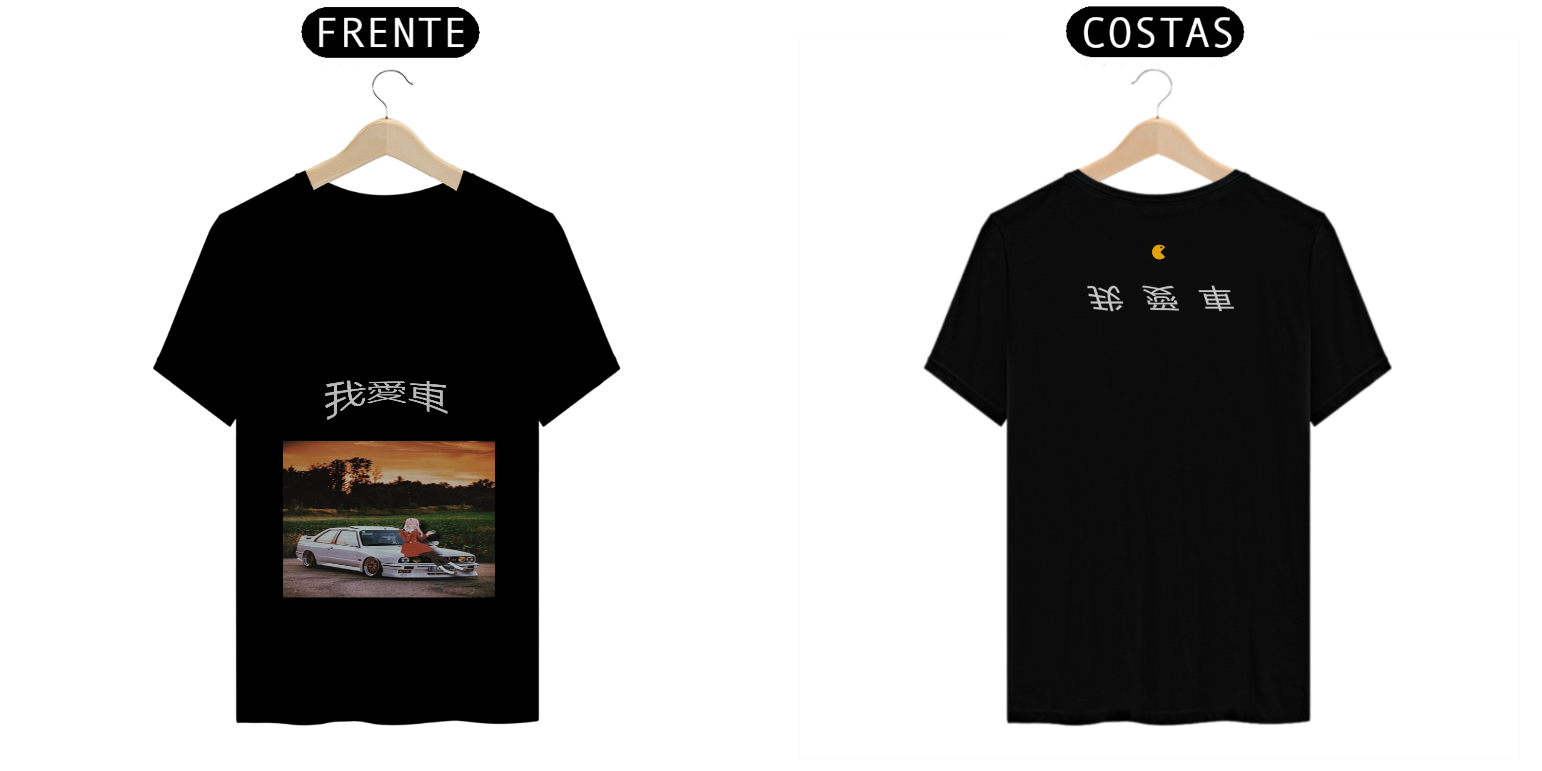 Camisa Elegante de Anime