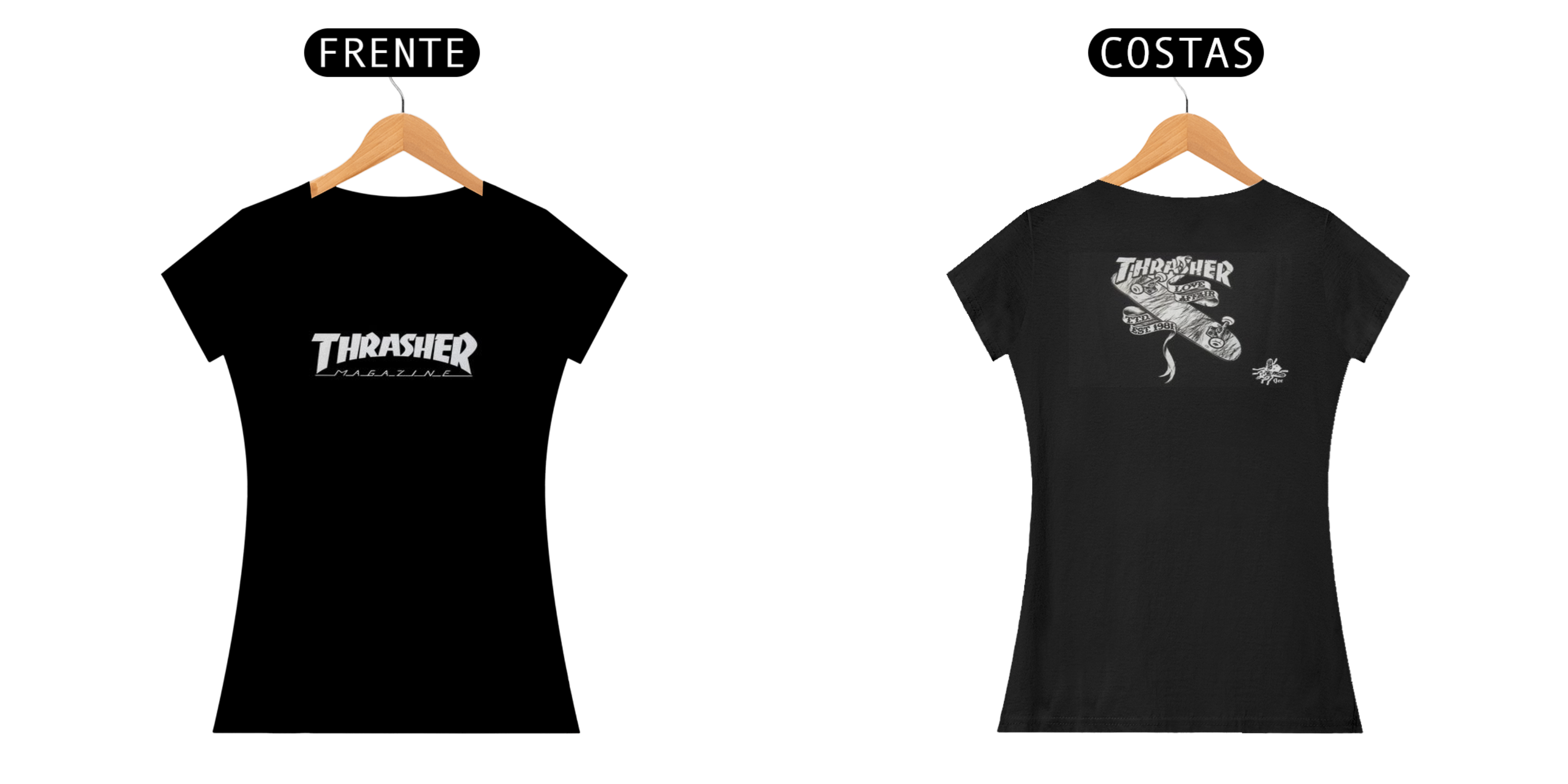 Camisa Elegante De Skatista Femenina 