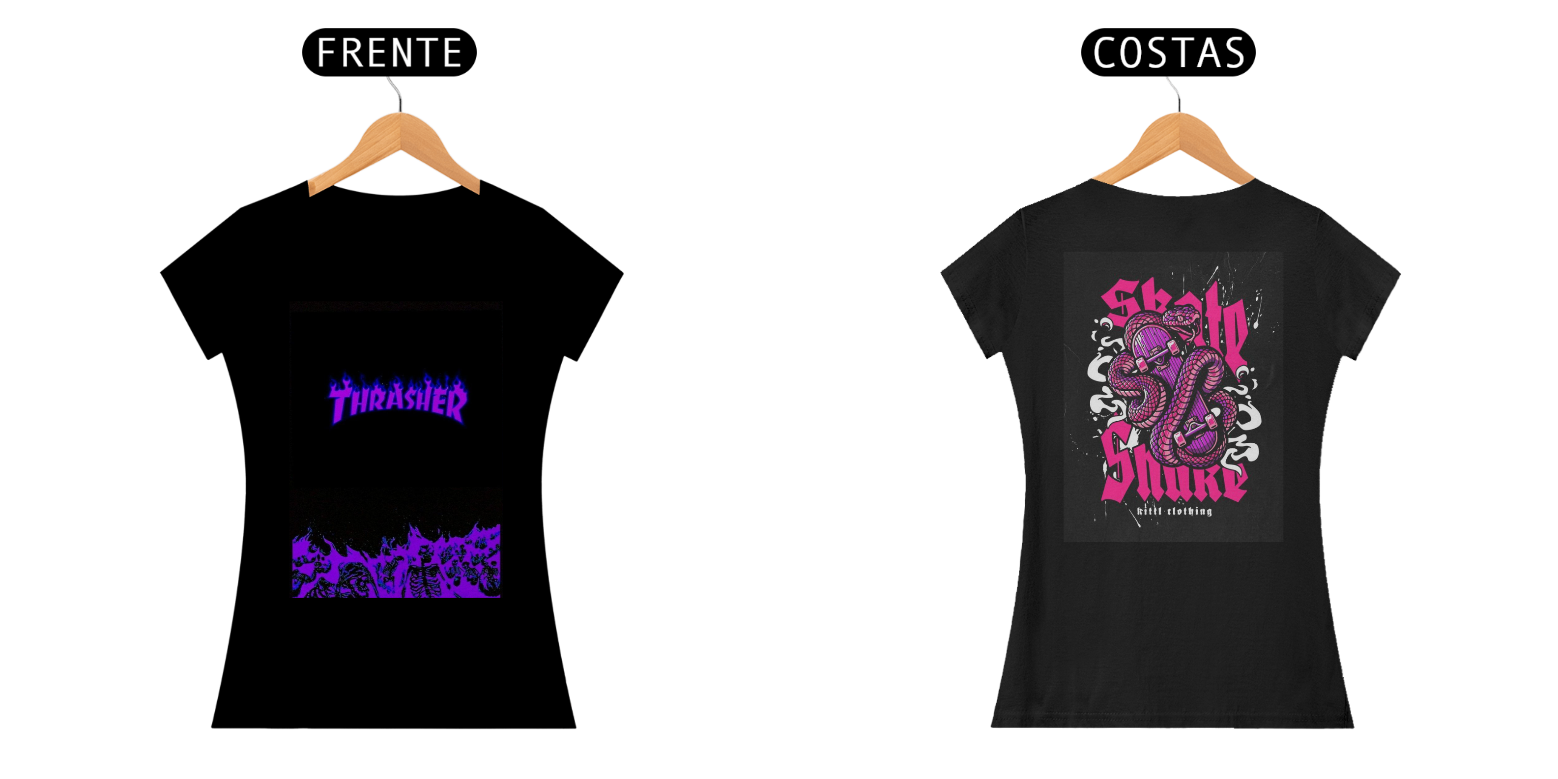 Camisa Elegante De Skatista Feminina