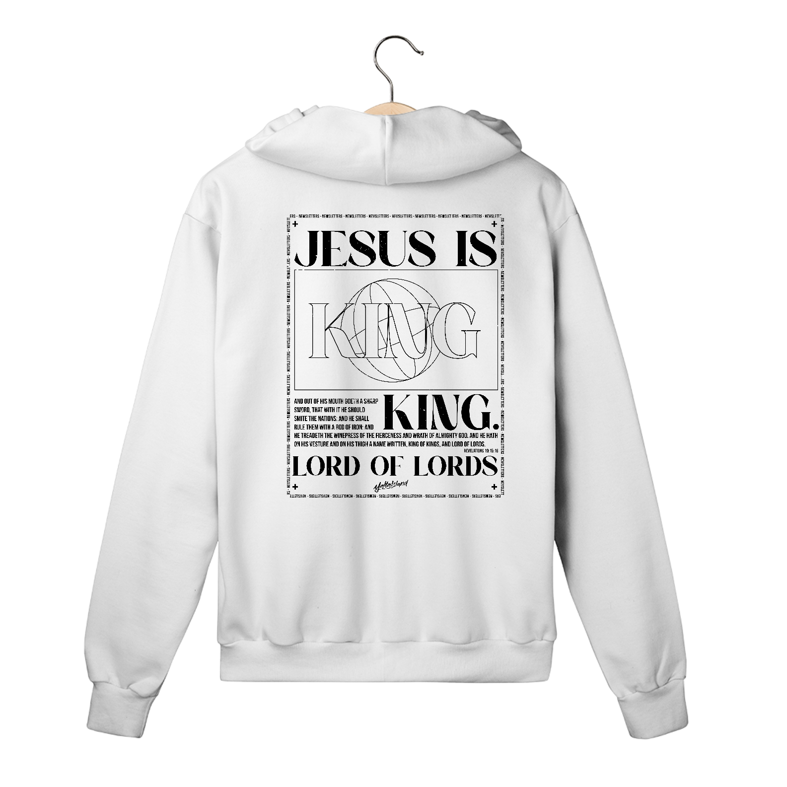 MOLETOM ZÍPER | JESUS IS KING