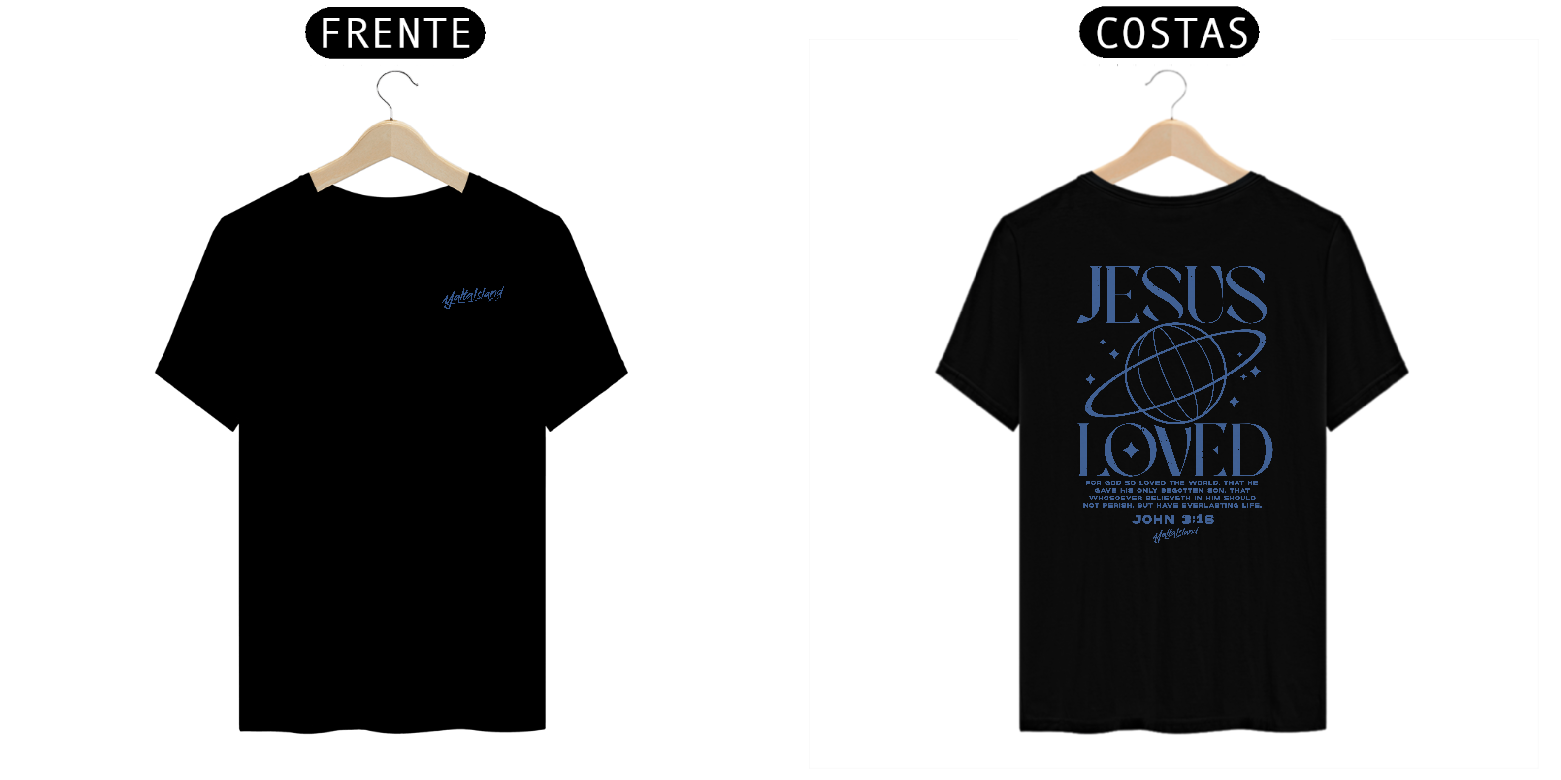 T-SHIRT QUALITY BACK | JESUS LOVED