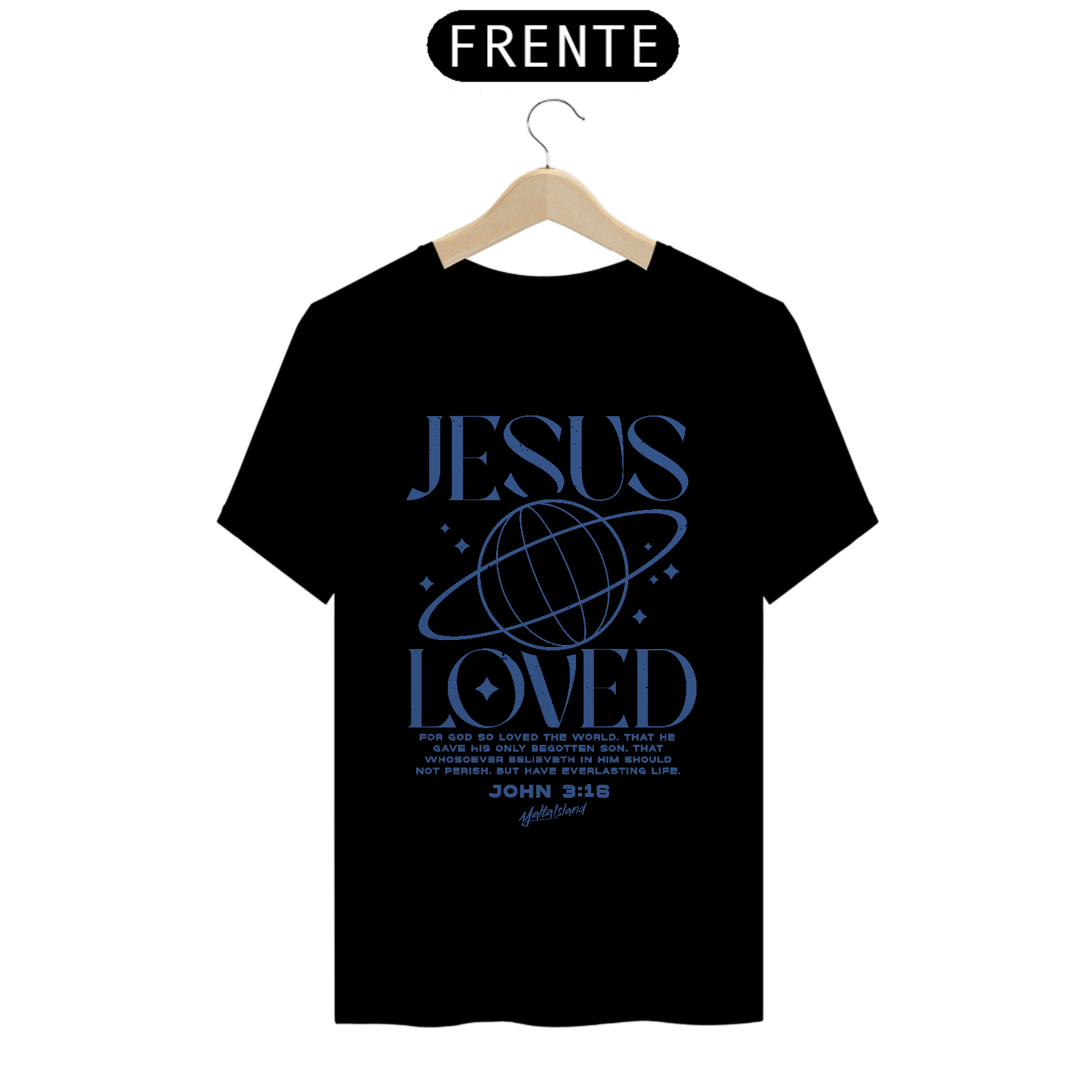 T-SHIRT QUALITY FRONT | JESUS LOVED