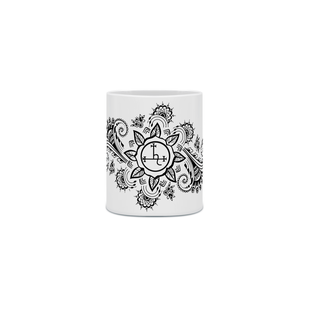 Caneca mandala Sigilo de Lilith
