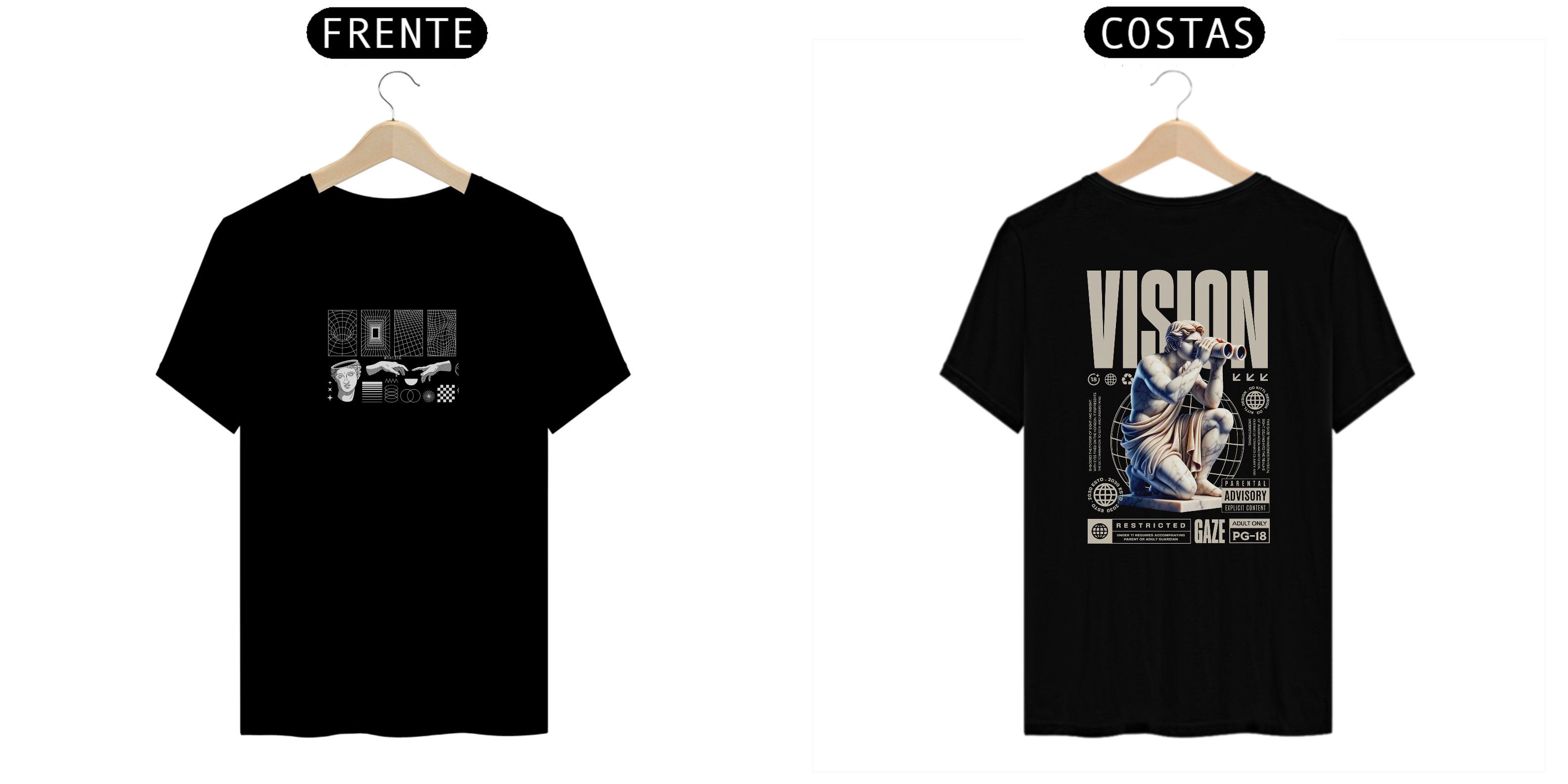 Camiseta Personalizada - Preto