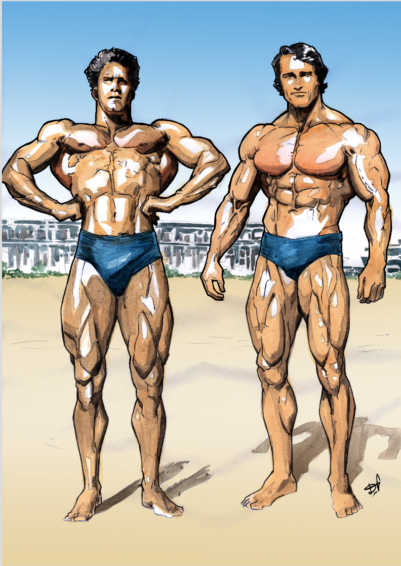 Poster Arnold & Reg Park