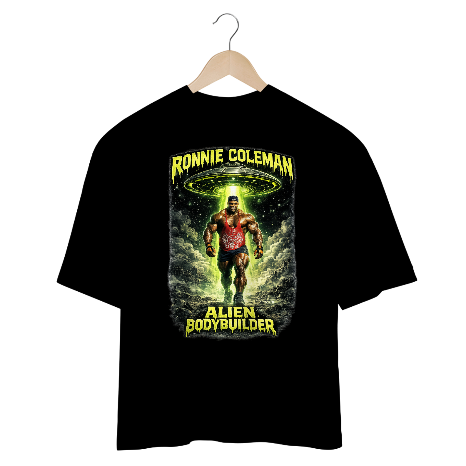 Camisa Oversized Ronnie Coleman Alien Bodybuilder